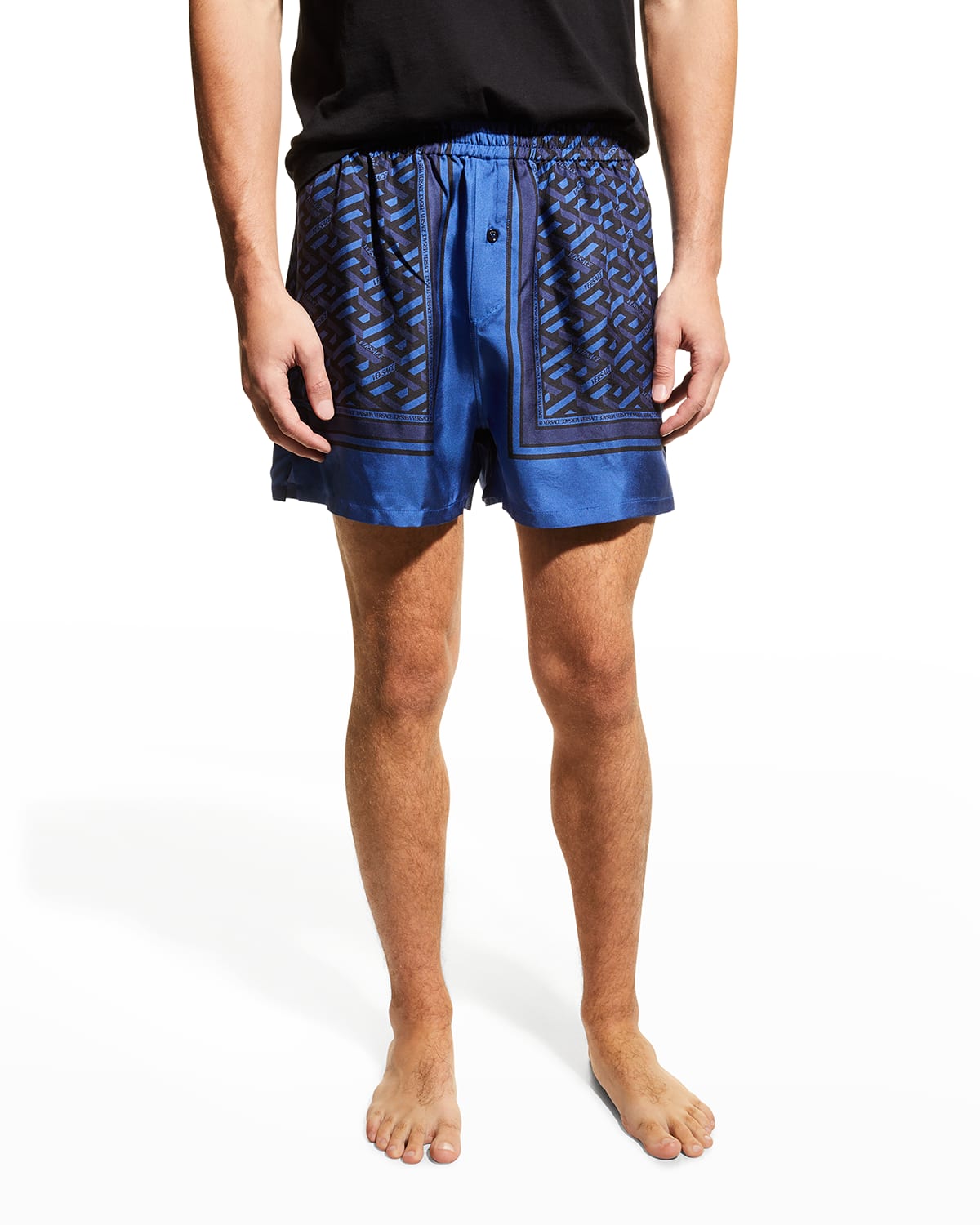 versace pajama shorts