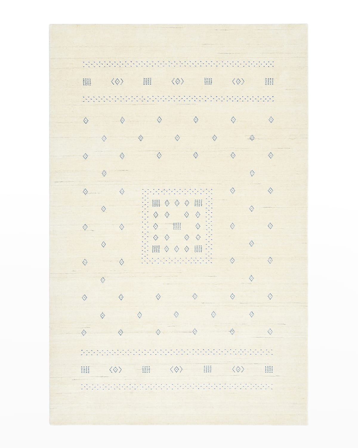 Solo Rugs Simi Hand-loomed Rug, Snow - 5' X 8'