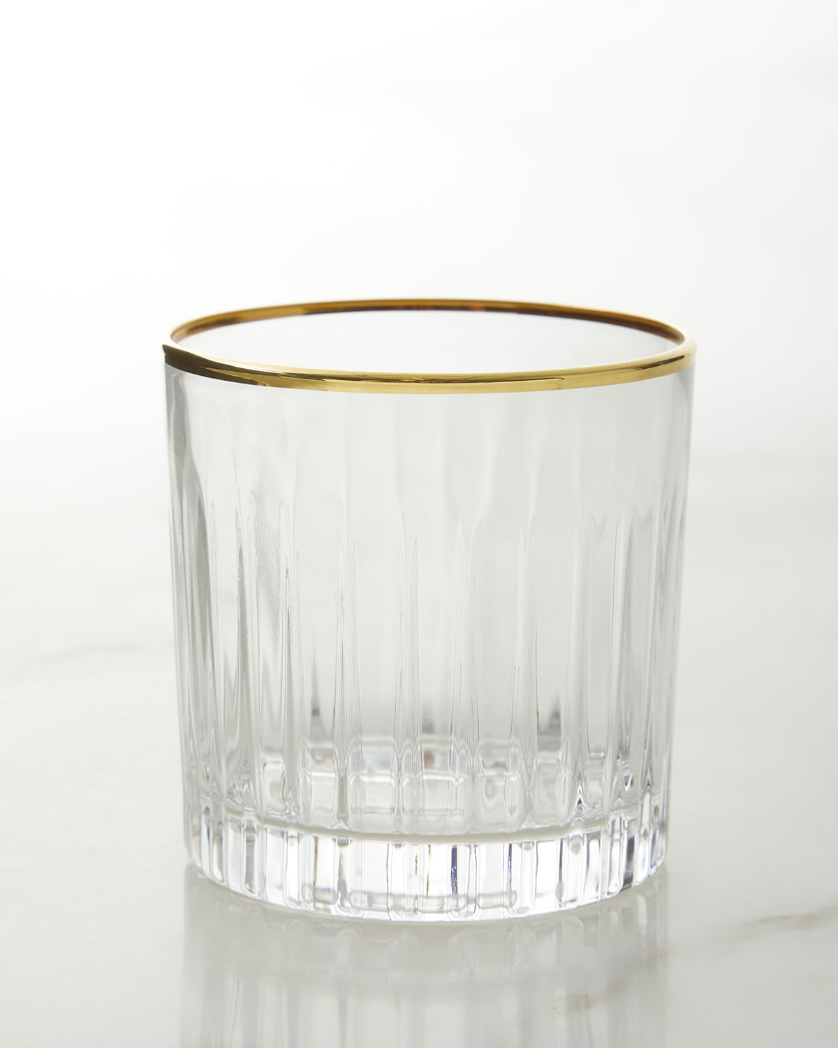 Neiman Marcus Pisa Collection Double Old Fashion Glasses, Set of 4
