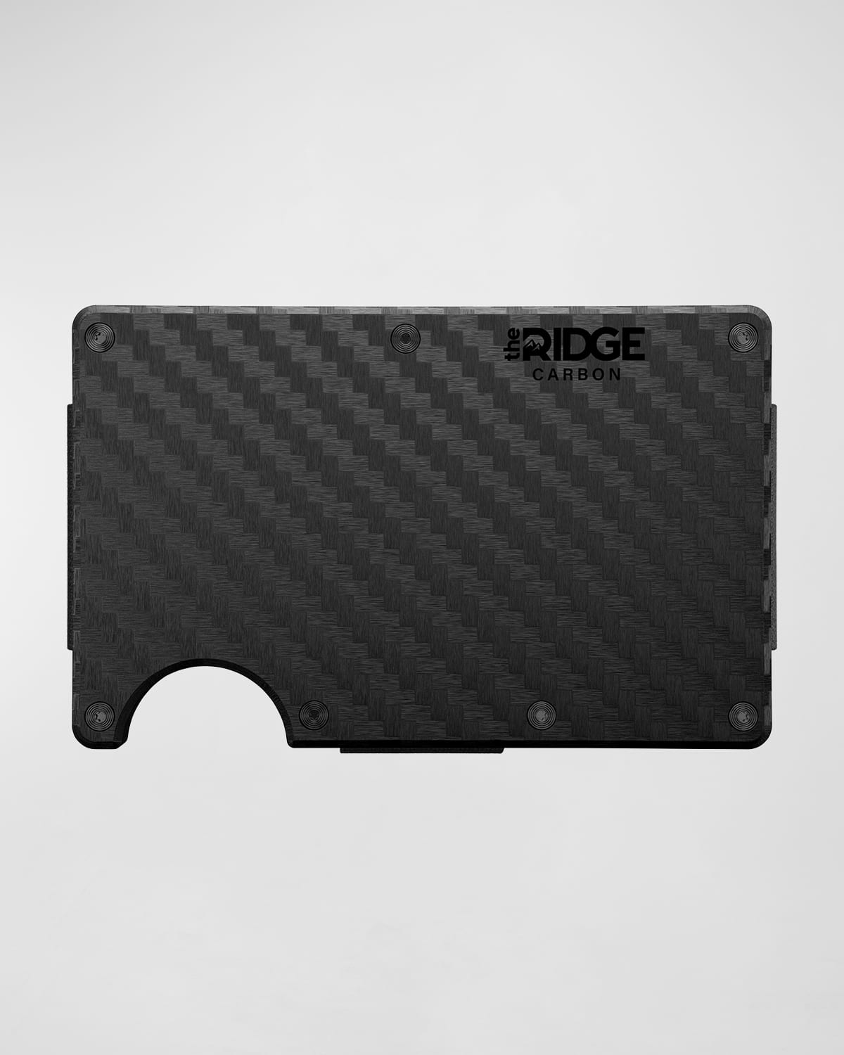 The Ridge Men's RFID Money Clip Metal Wallet, Gray