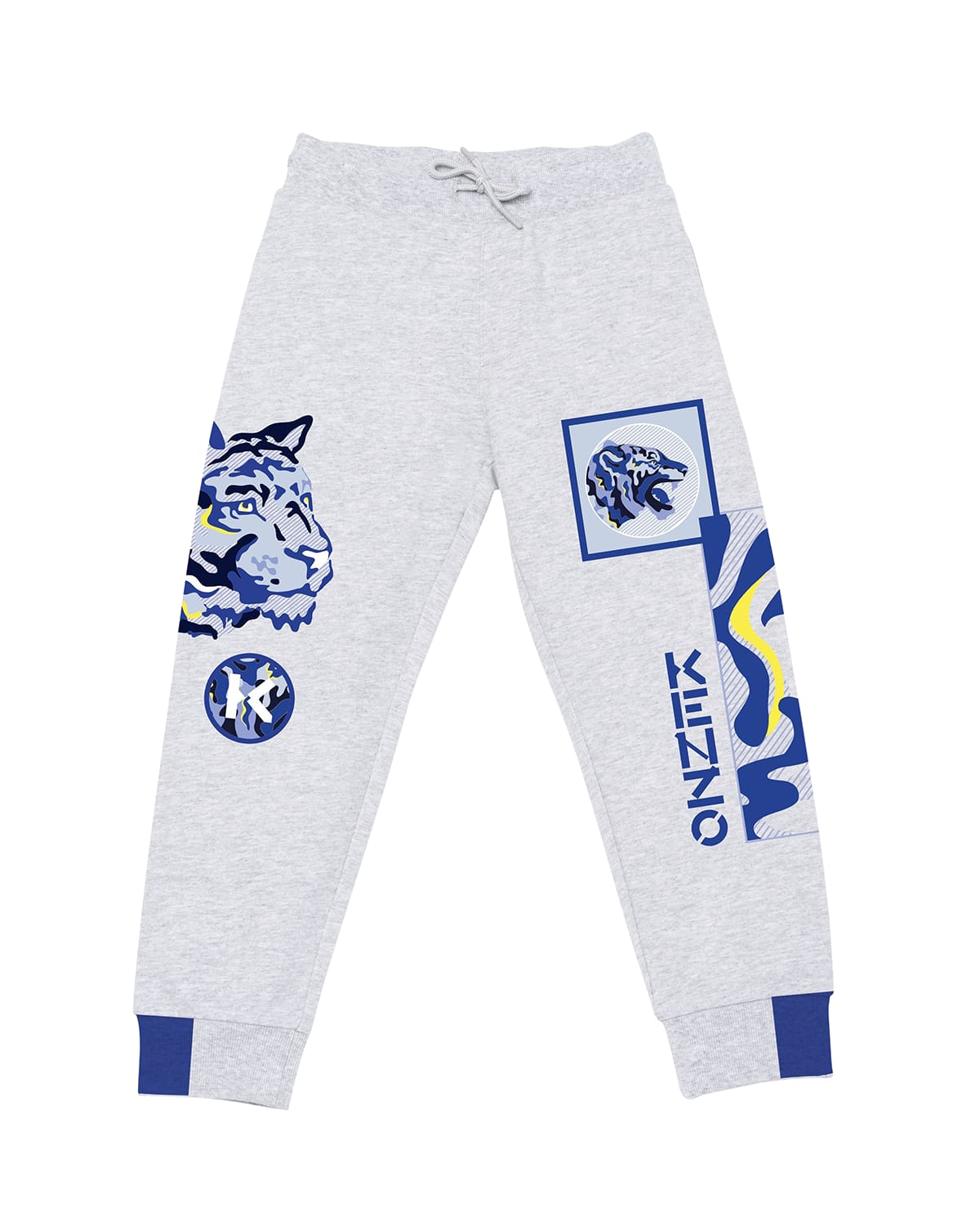 ランキング2022 取寄 ケンゾー キッズ ボーイズ Kenzo Kids boys Sweatpants Logo On Leg Little  Big Blue gateware.com.br