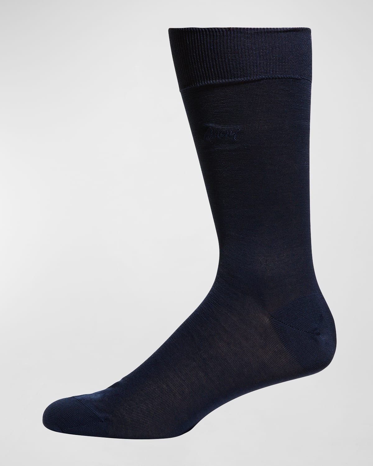 Brioni Men 's Solid Crew Socks