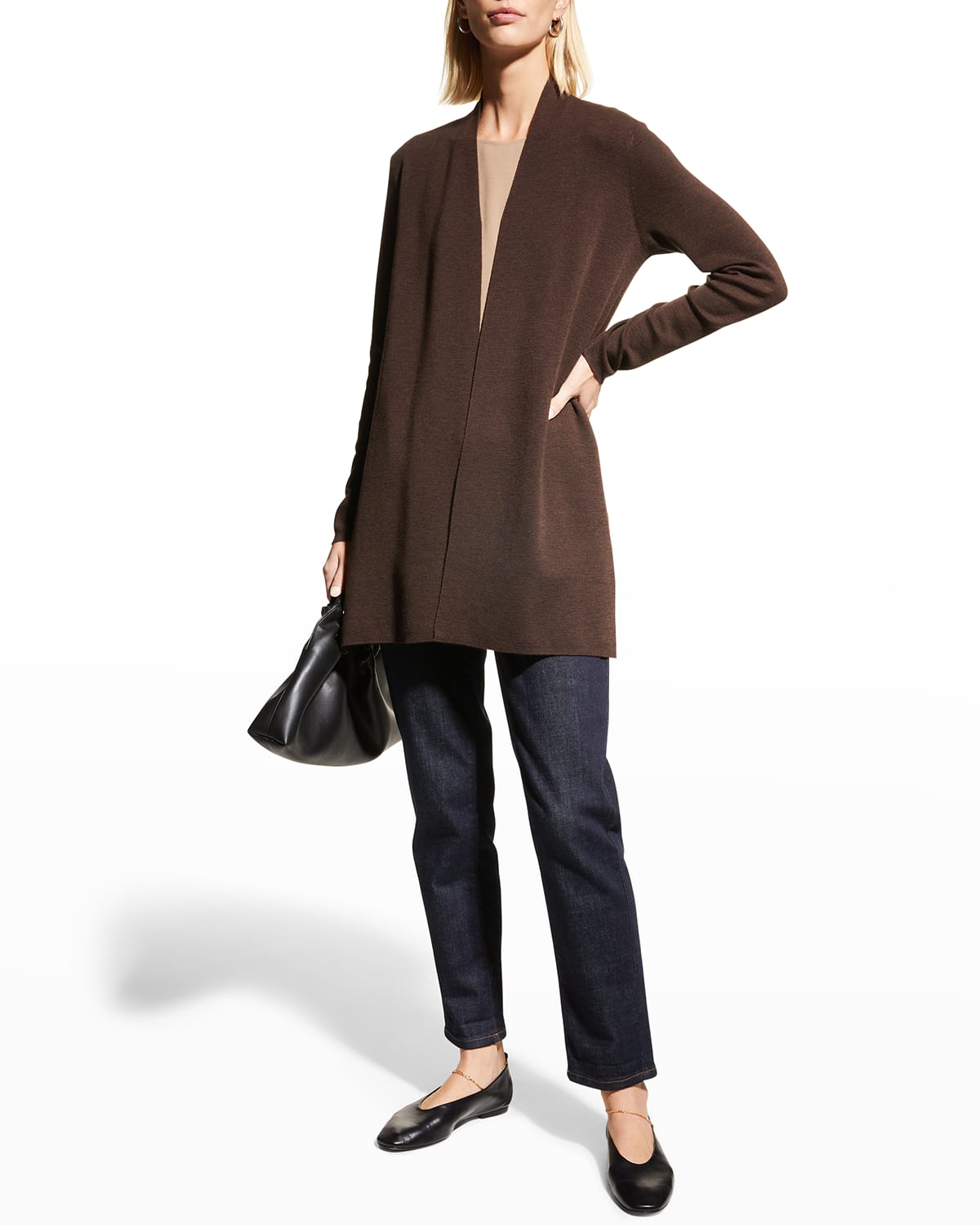 Eileen fisher ultrafine merino cardigan best sale