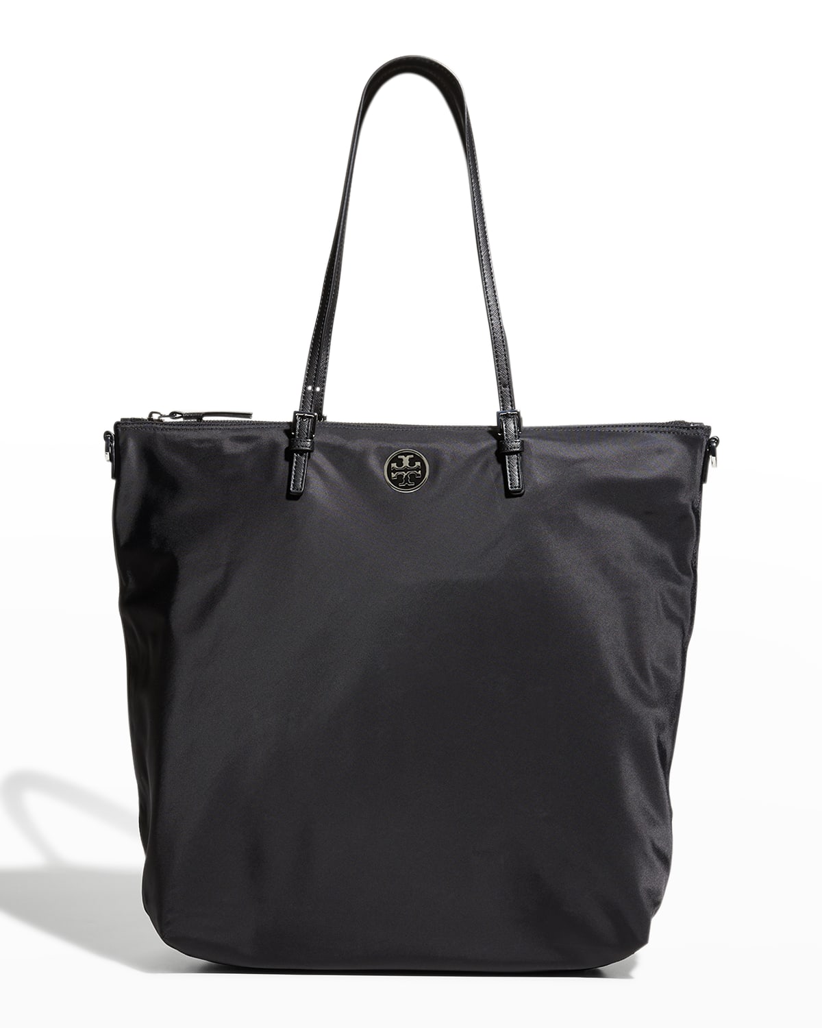 Tory Burch Zip Recycled Nylon Tote Bag In Royal Navy | ModeSens