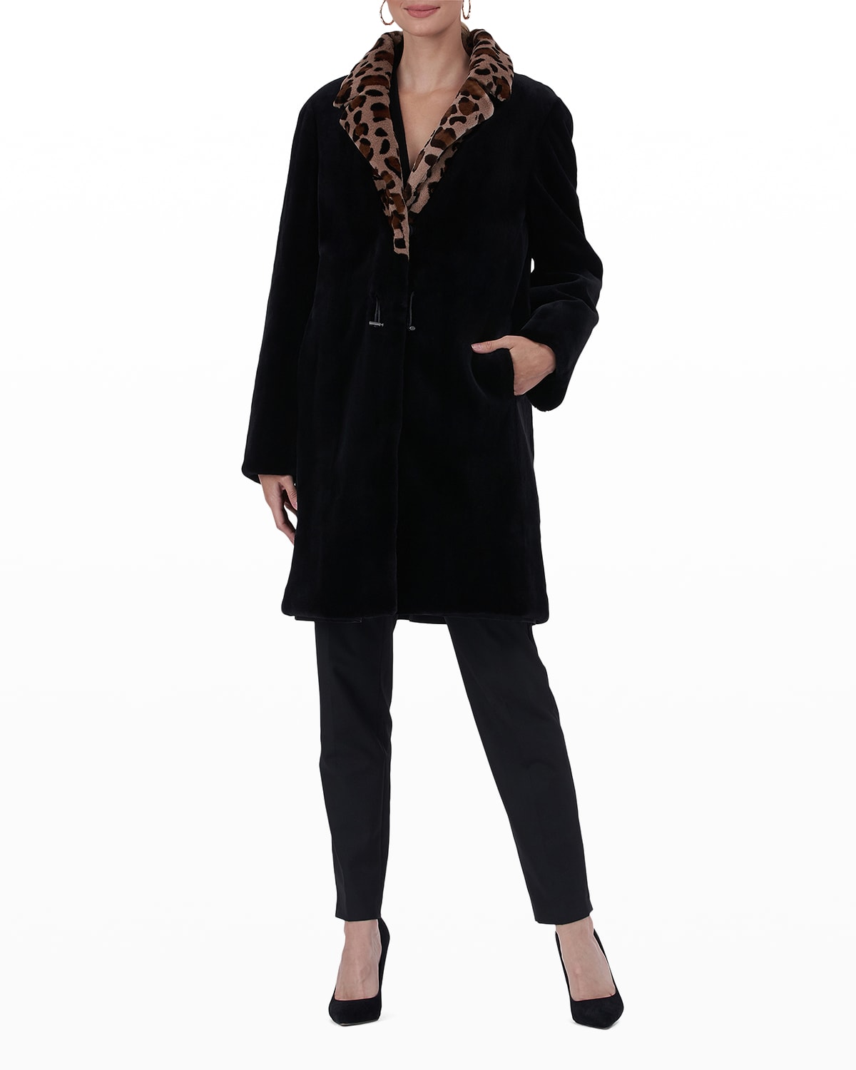 Nemera Velvet Waistcoat - Leopard Print