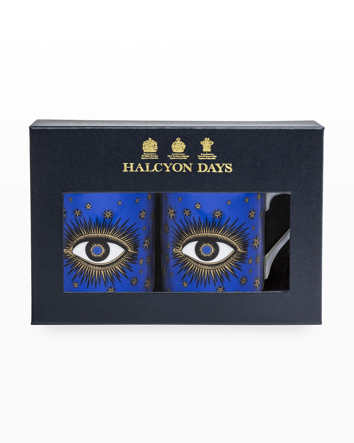 Halcyon Days Evil Eye Mugs, Set Of 2