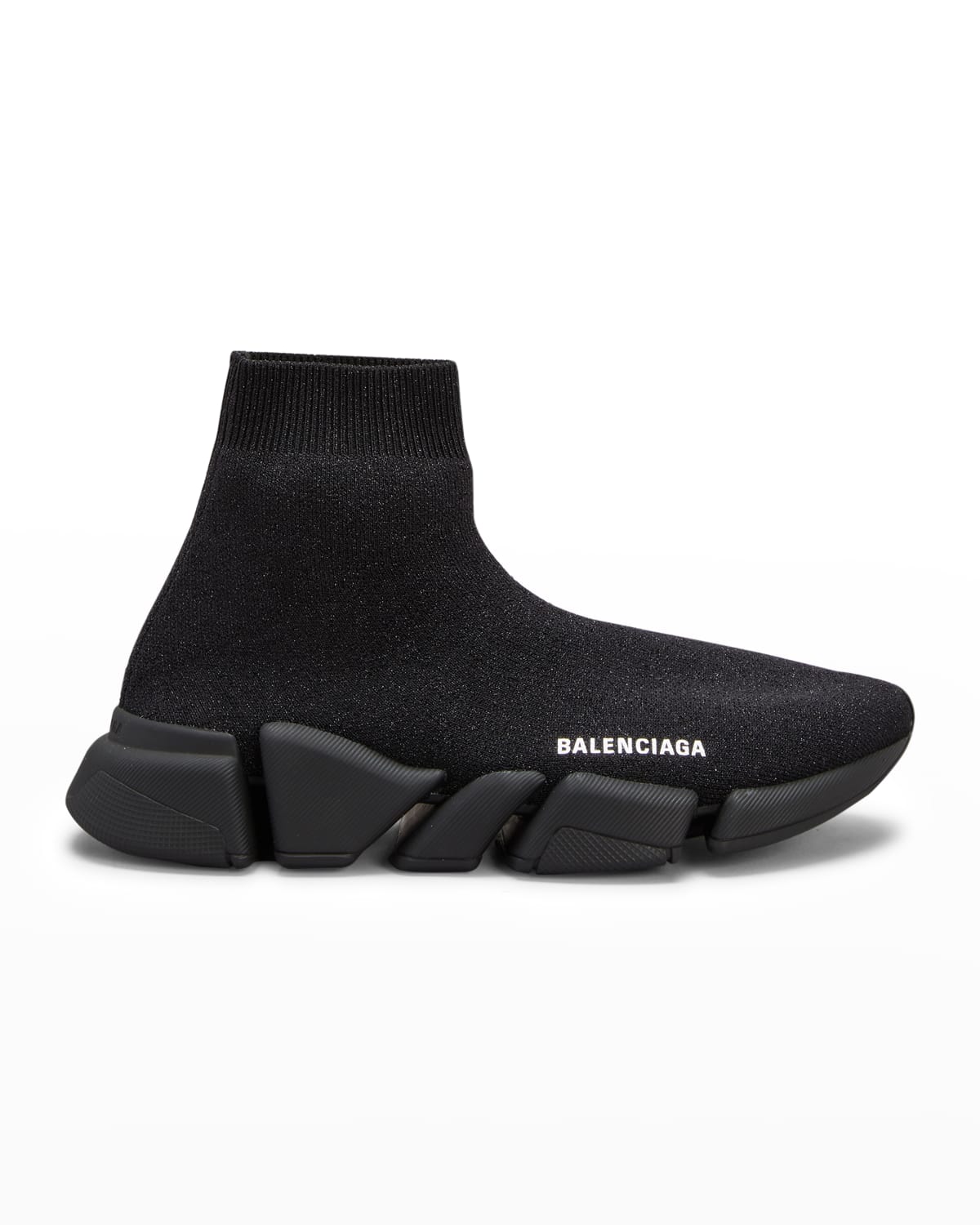 Balenciaga Speed Knit Neon Sneakers | Neiman Marcus