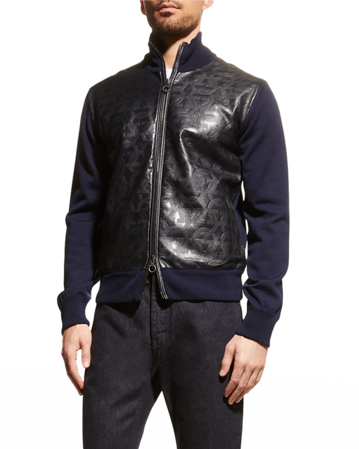 Ribbed Leather Jacket | Neiman Marcus