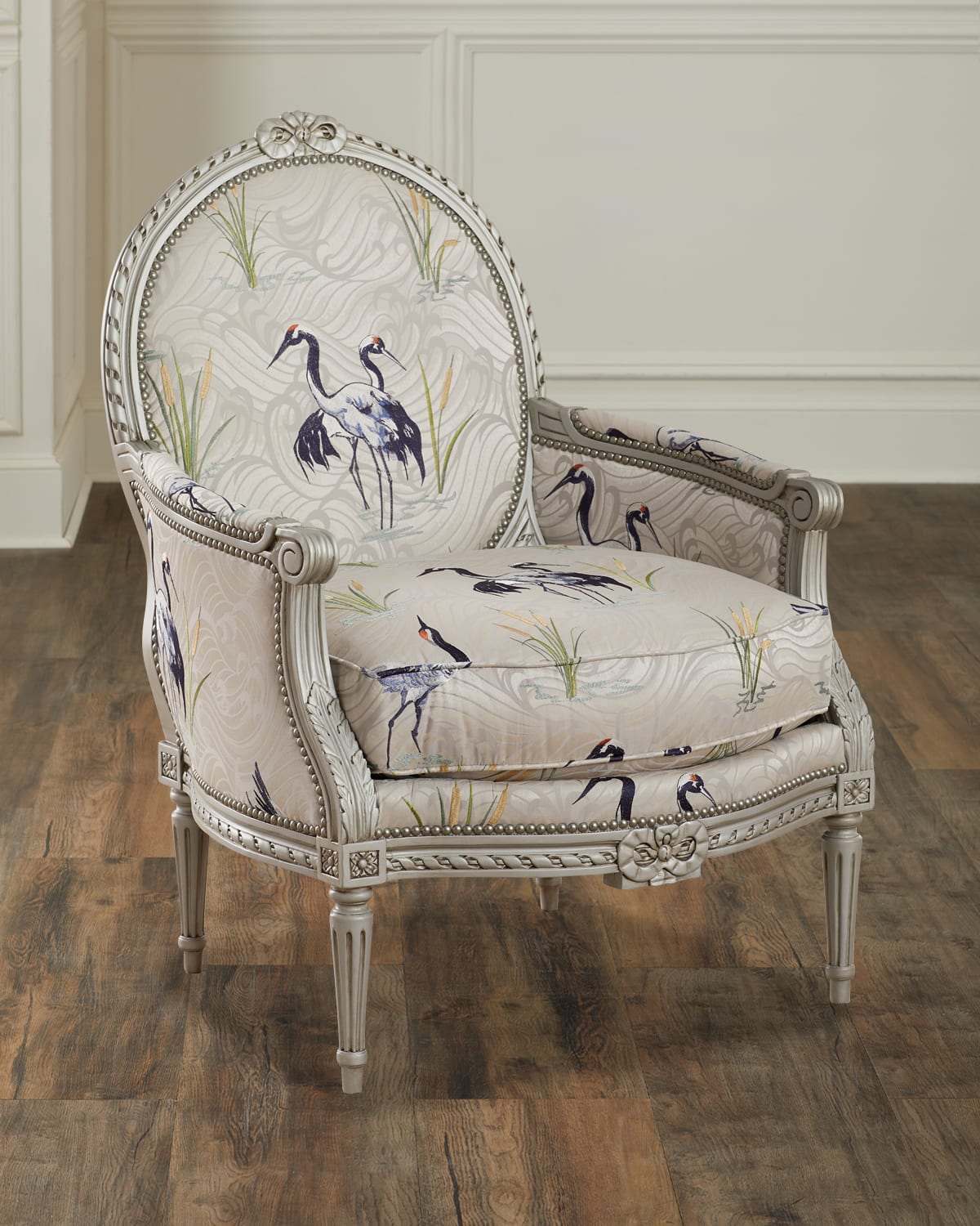 Massoud Dorado Bergere Chair