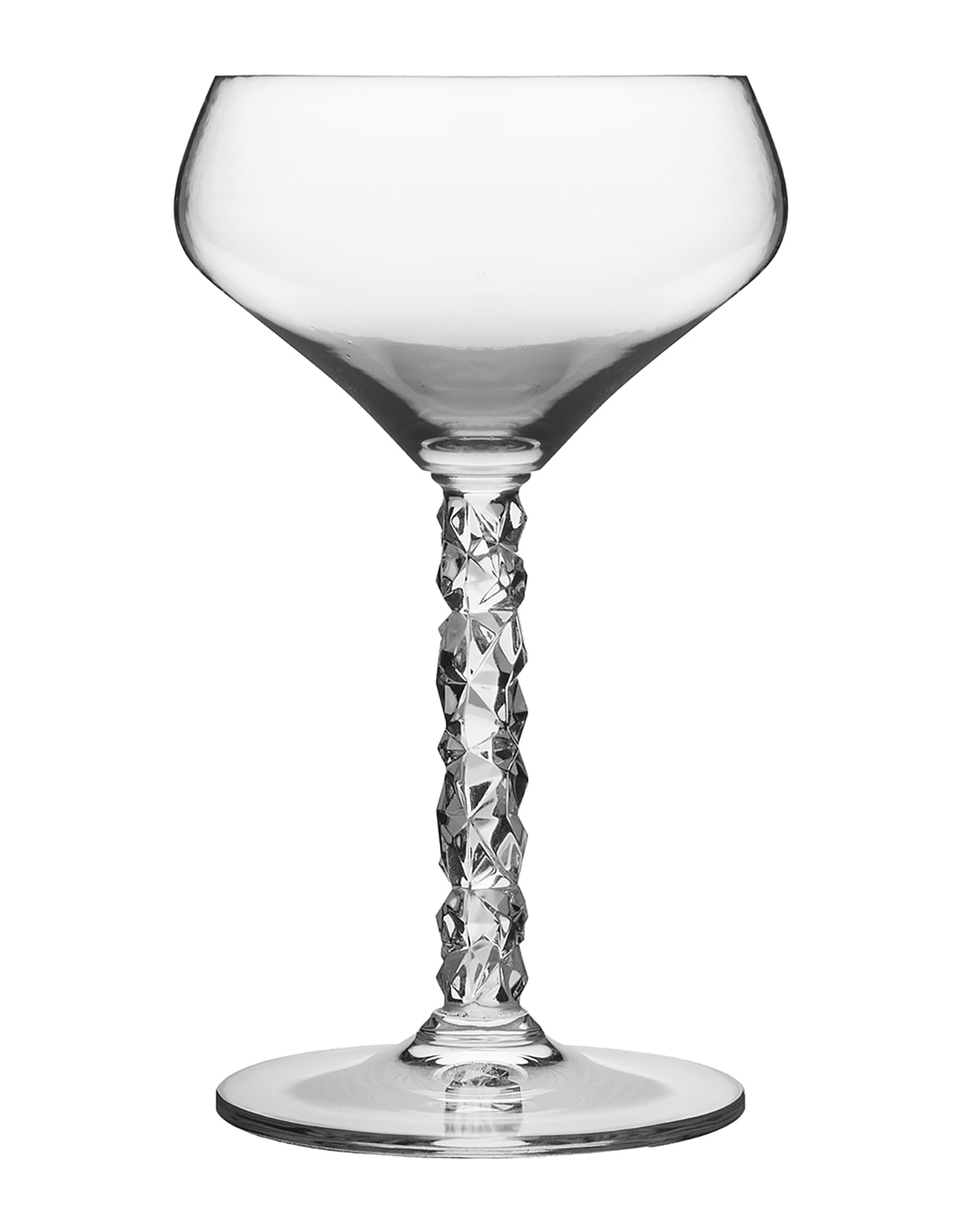 ORREFORS CARAT COUPE GLASSES, SET OF TWO,PROD245500017