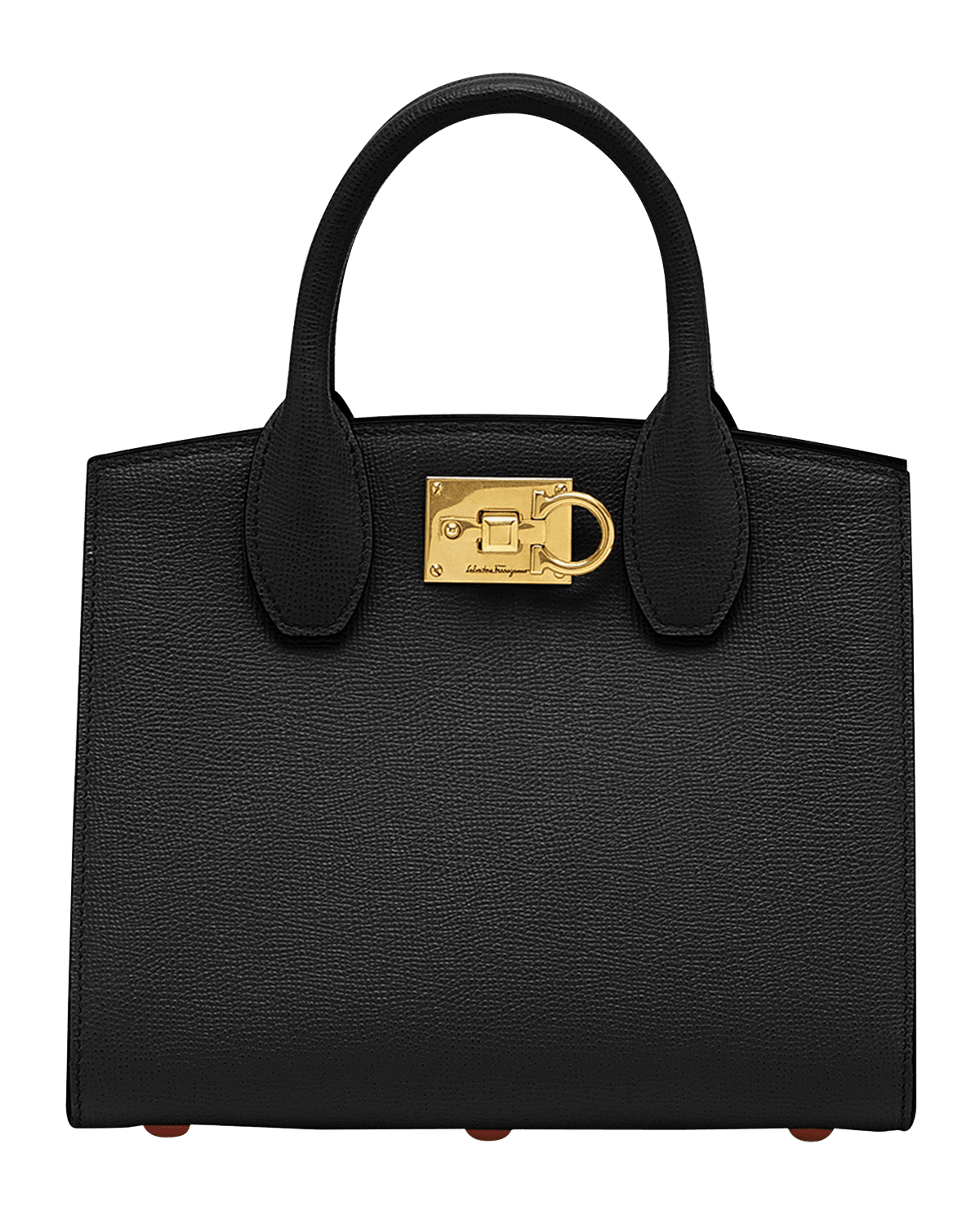Ferragamo Studio Box Mini Leather Top-Handle Bag