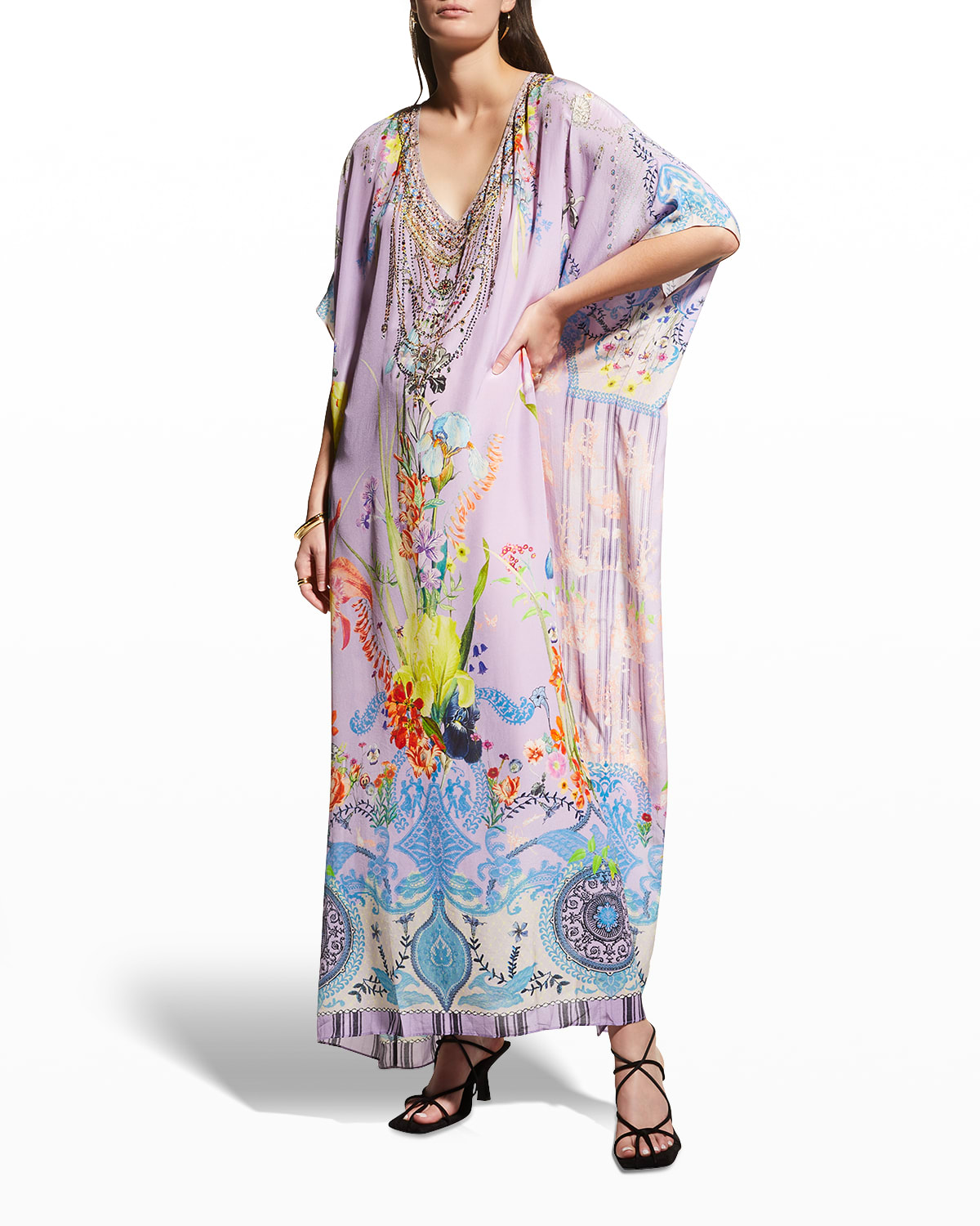 kaftan v neck