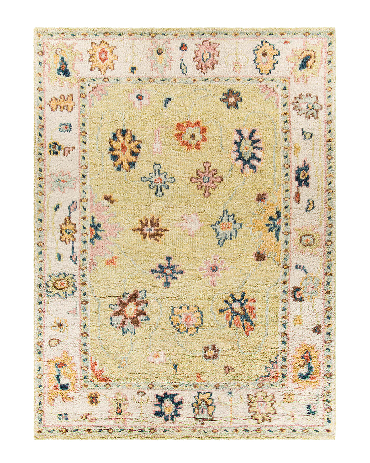 Hand Knotted Wool Rug Neiman Marcus
