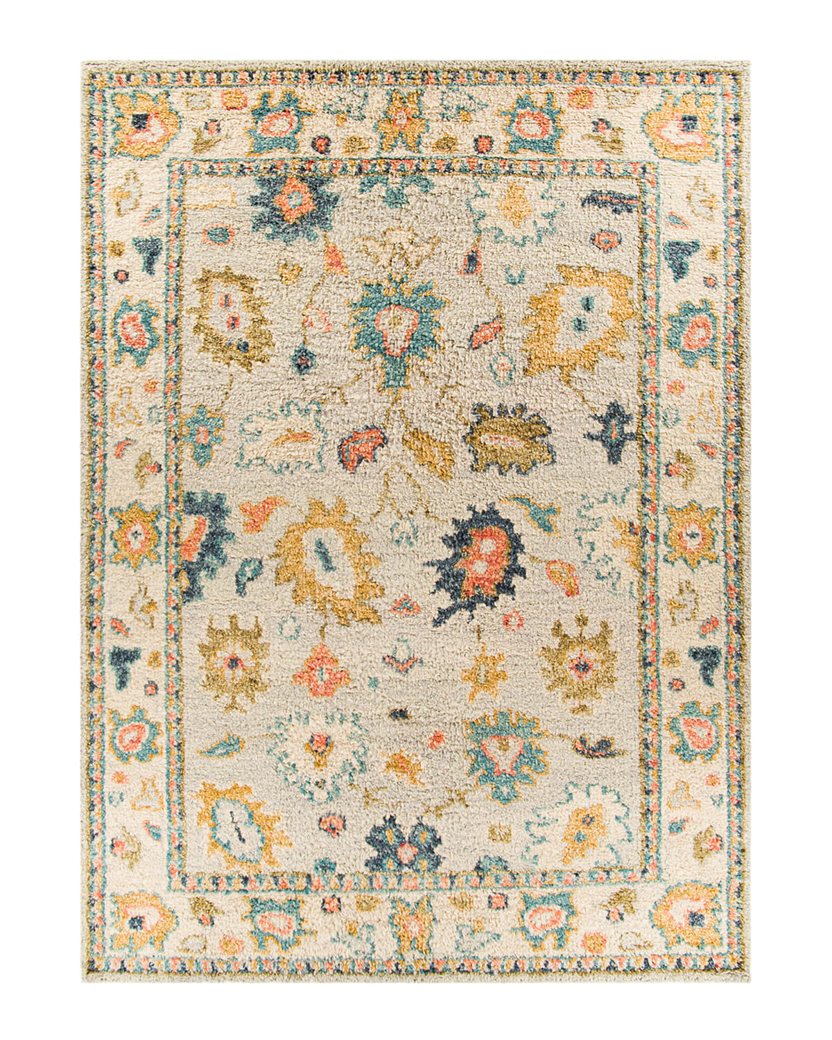 Hand Knotted Wool Rug Neiman Marcus