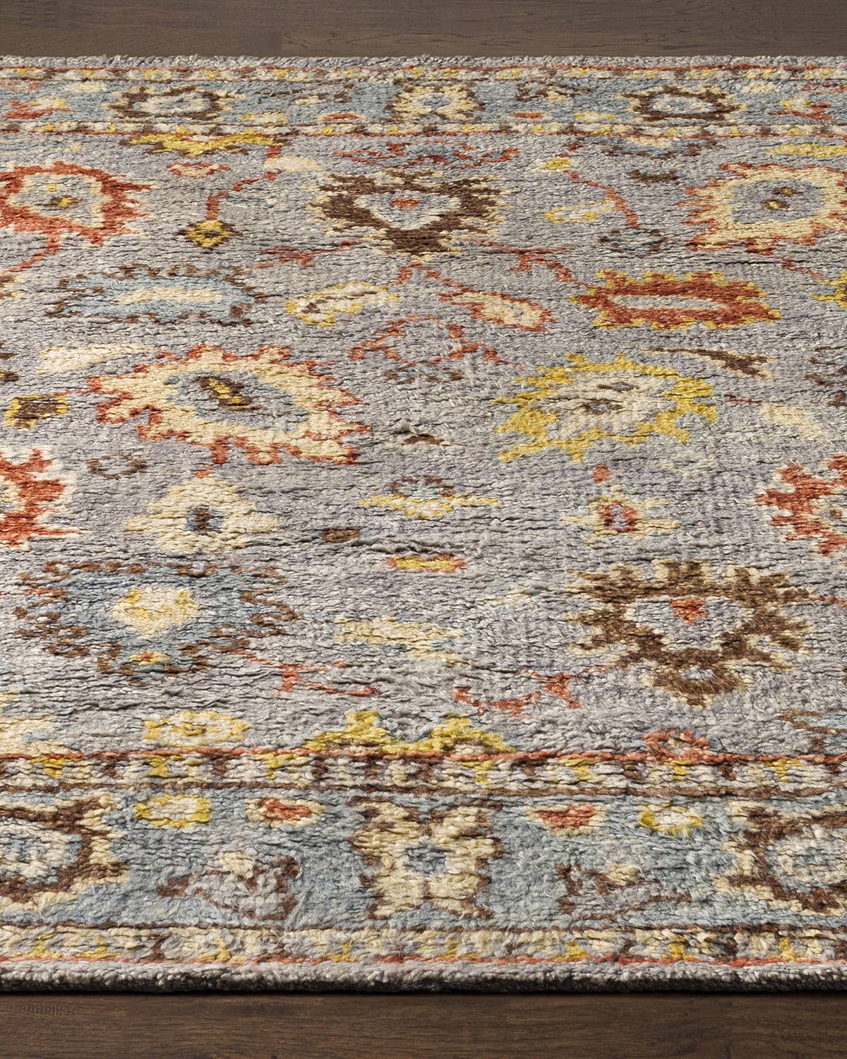 Hand Knotted Wool Rug Neiman Marcus