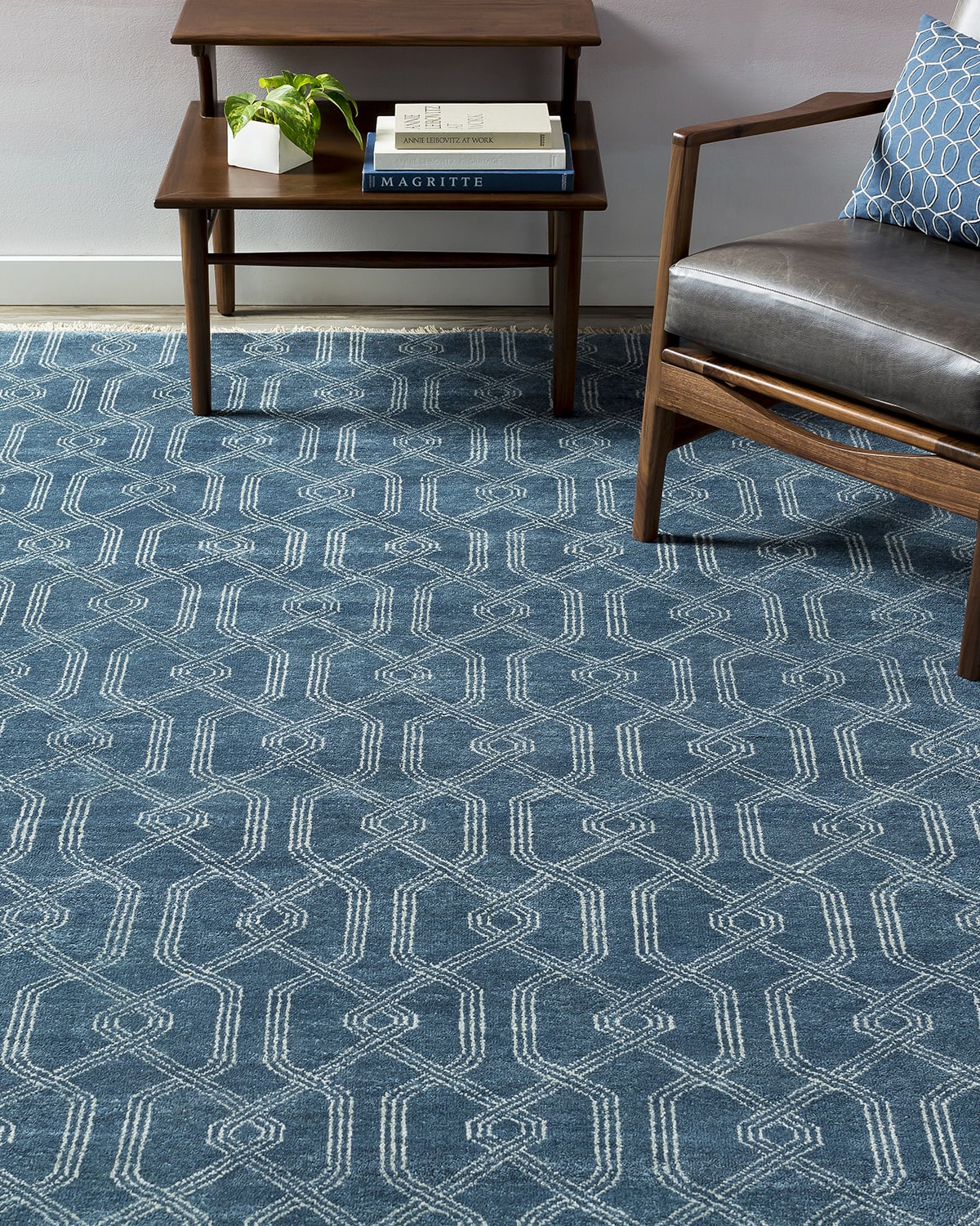 Hand Knotted Wool Rug Neiman Marcus