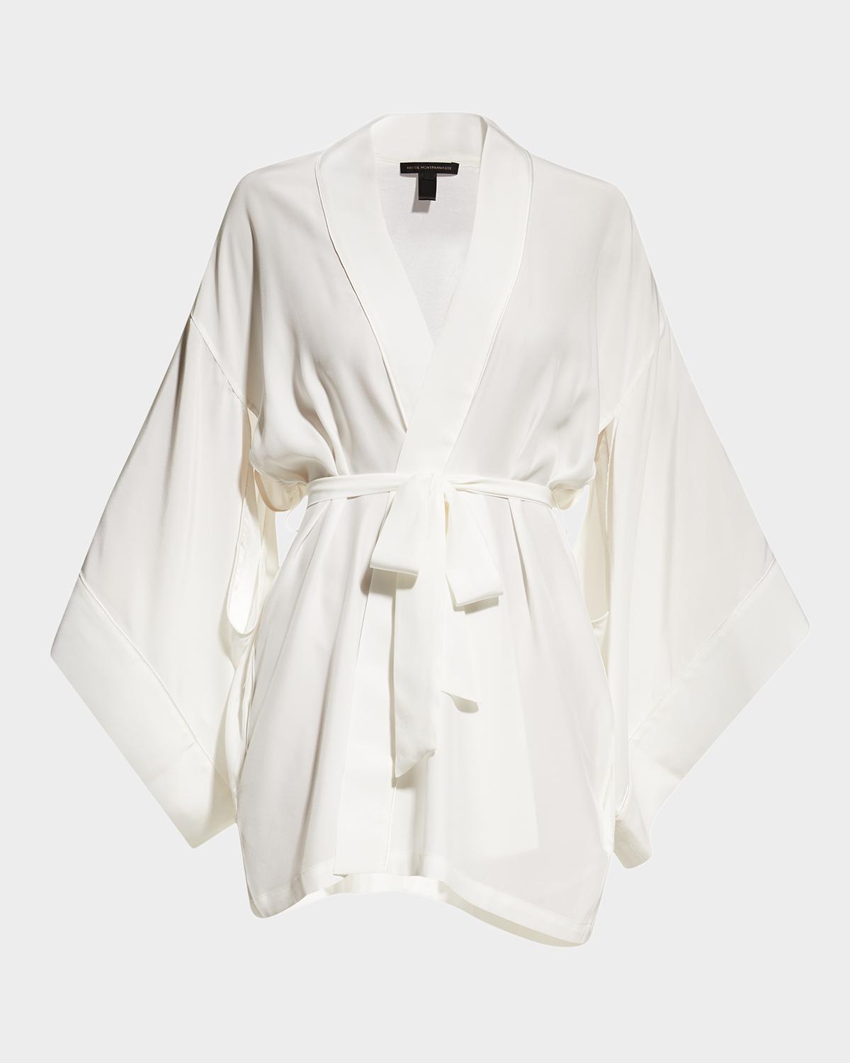 Kiki De Montparnasse Muse Silk Kimono Robe