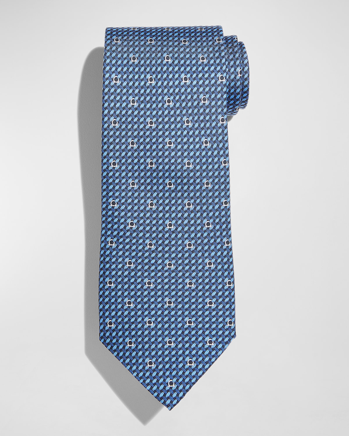 Ferragamo Men's Gancini Silk Tie