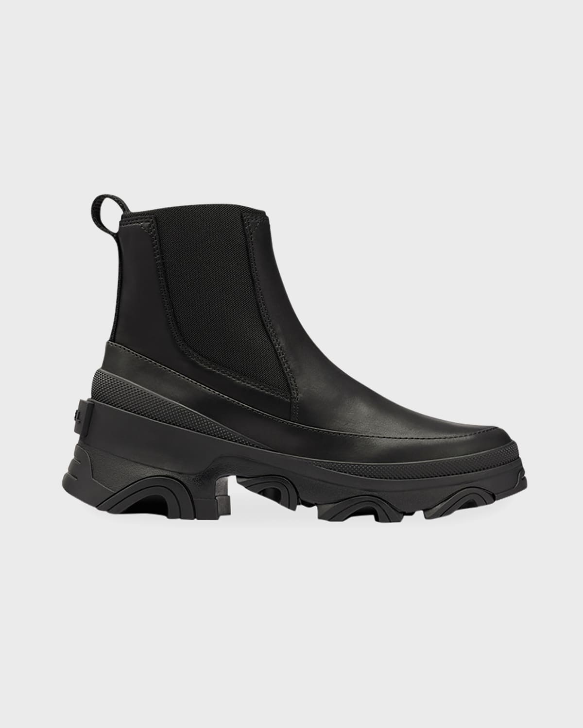 Sorel Brex Waterproof Leather Chelsea Booties In Black Black | ModeSens