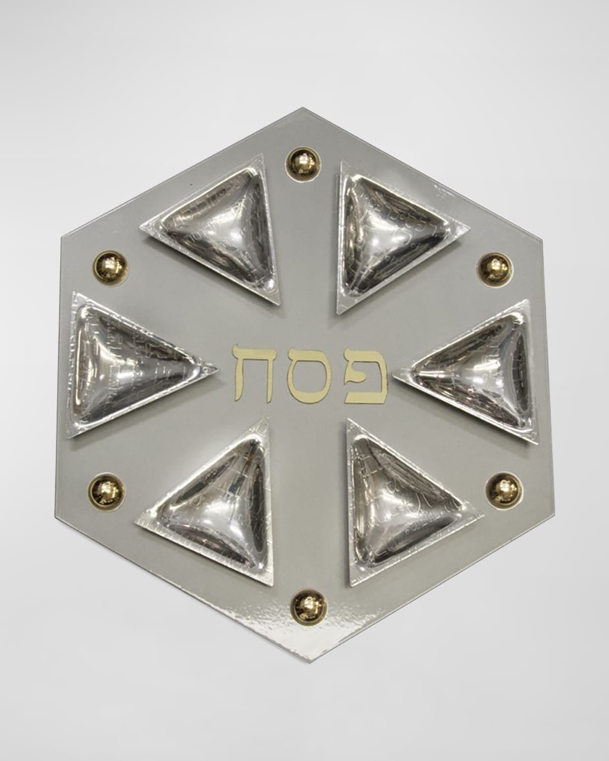 Joy Stember Metal Arts Studio Magnetic Passover Seder Plate by Joy Stember