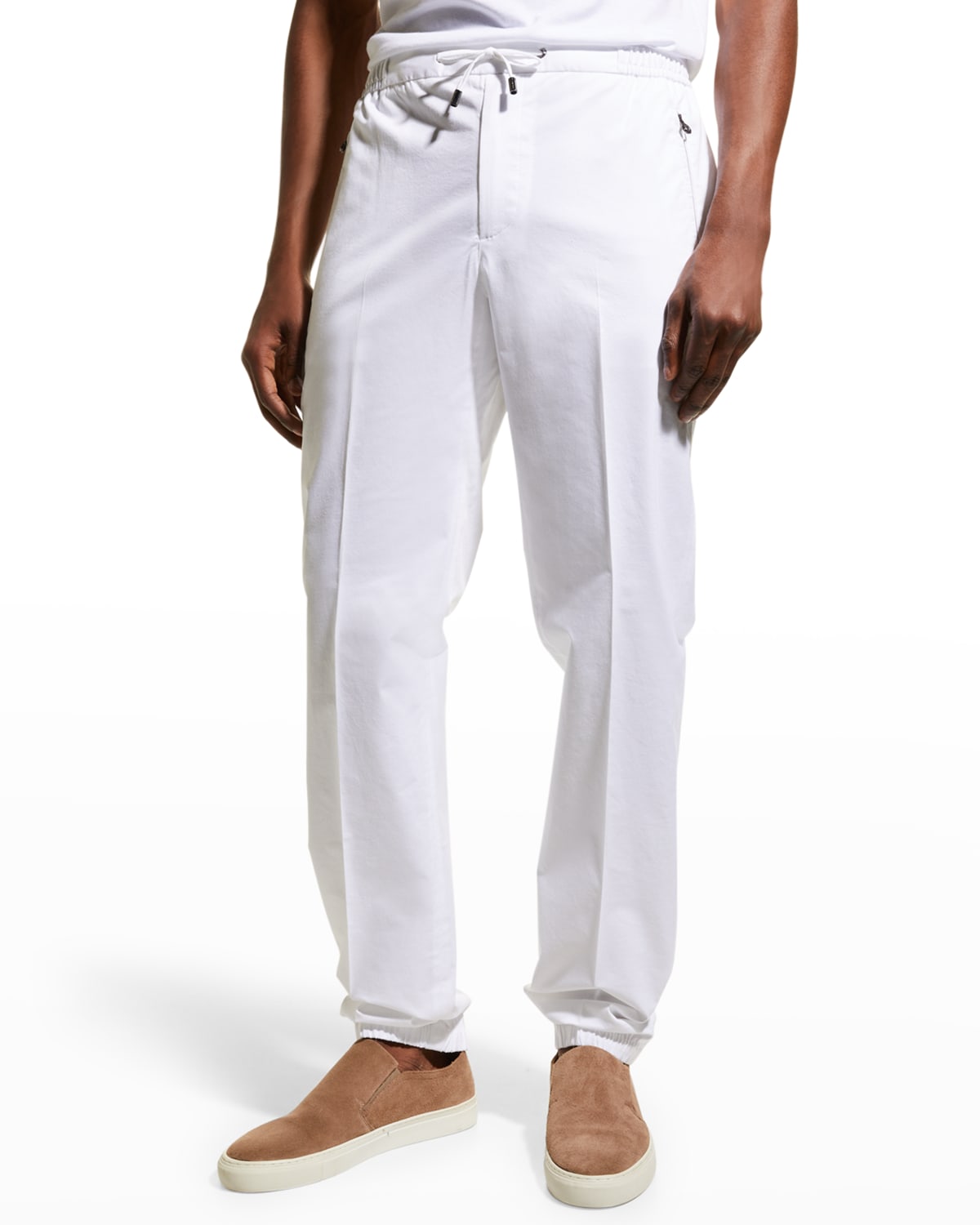 White Stretch Pants | Neiman Marcus