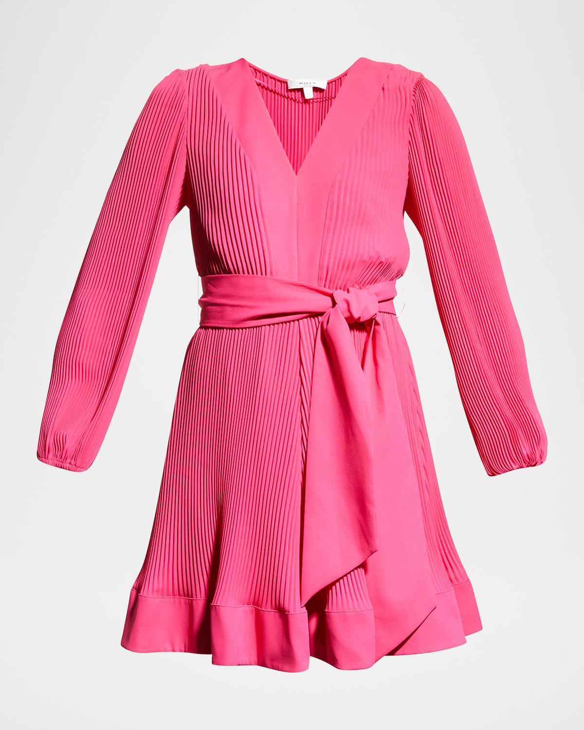 Milly Liv Pleated Fit-&-Flare Dress