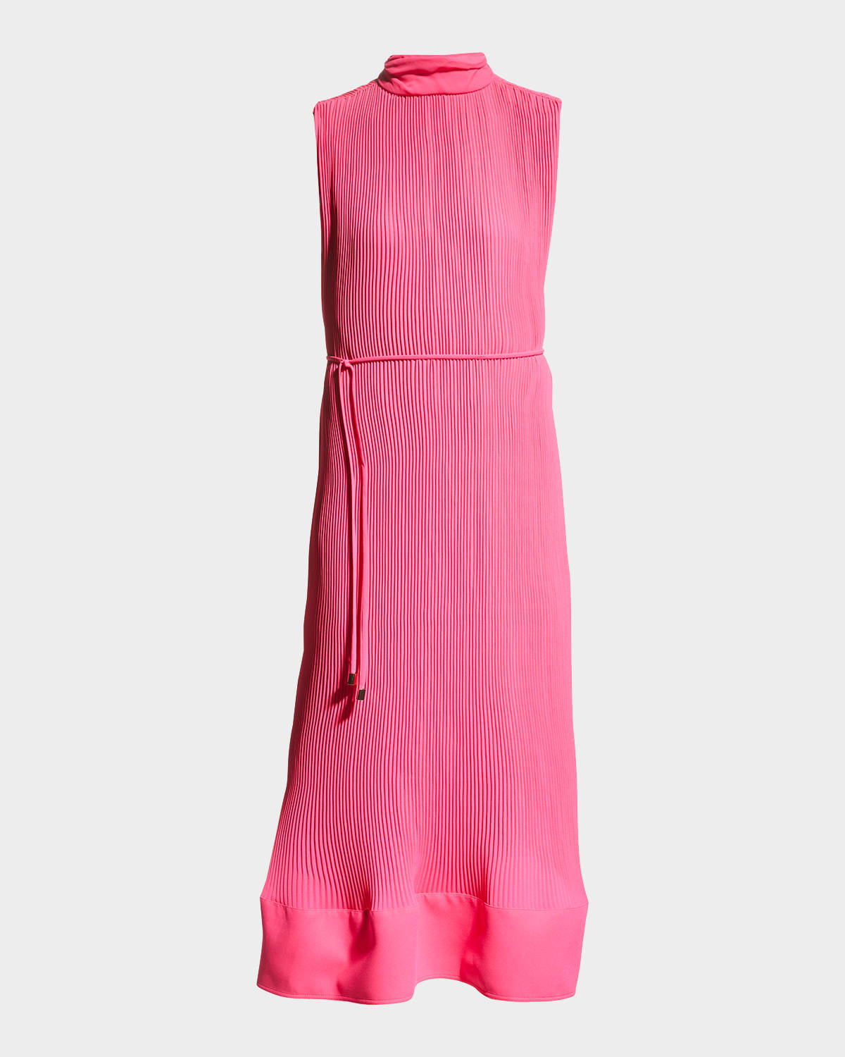 Milly Melina Solid Pleated Dress