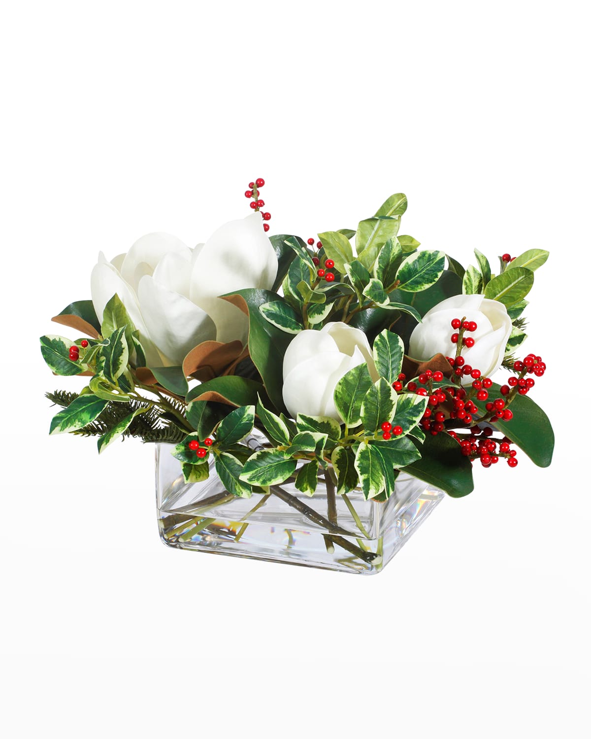Winward Home Faux Magnolia Berry Floral Rectangular Centerpiece | Thumbnail 4 Winward Home Faux Magnolia Berry Floral Rectangular Centerpiece | Thumbnail 4