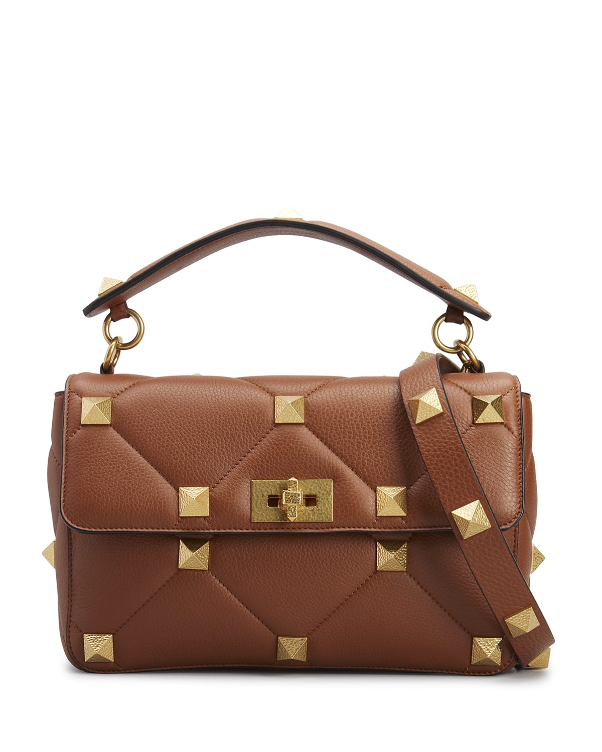 Leather Top Handle Handbag Neiman Marcus