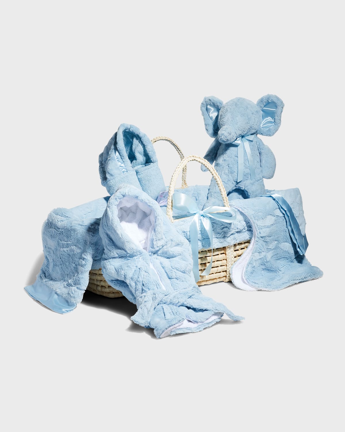 Little Scoops Boy's Luxury Plush Gift Basket Set