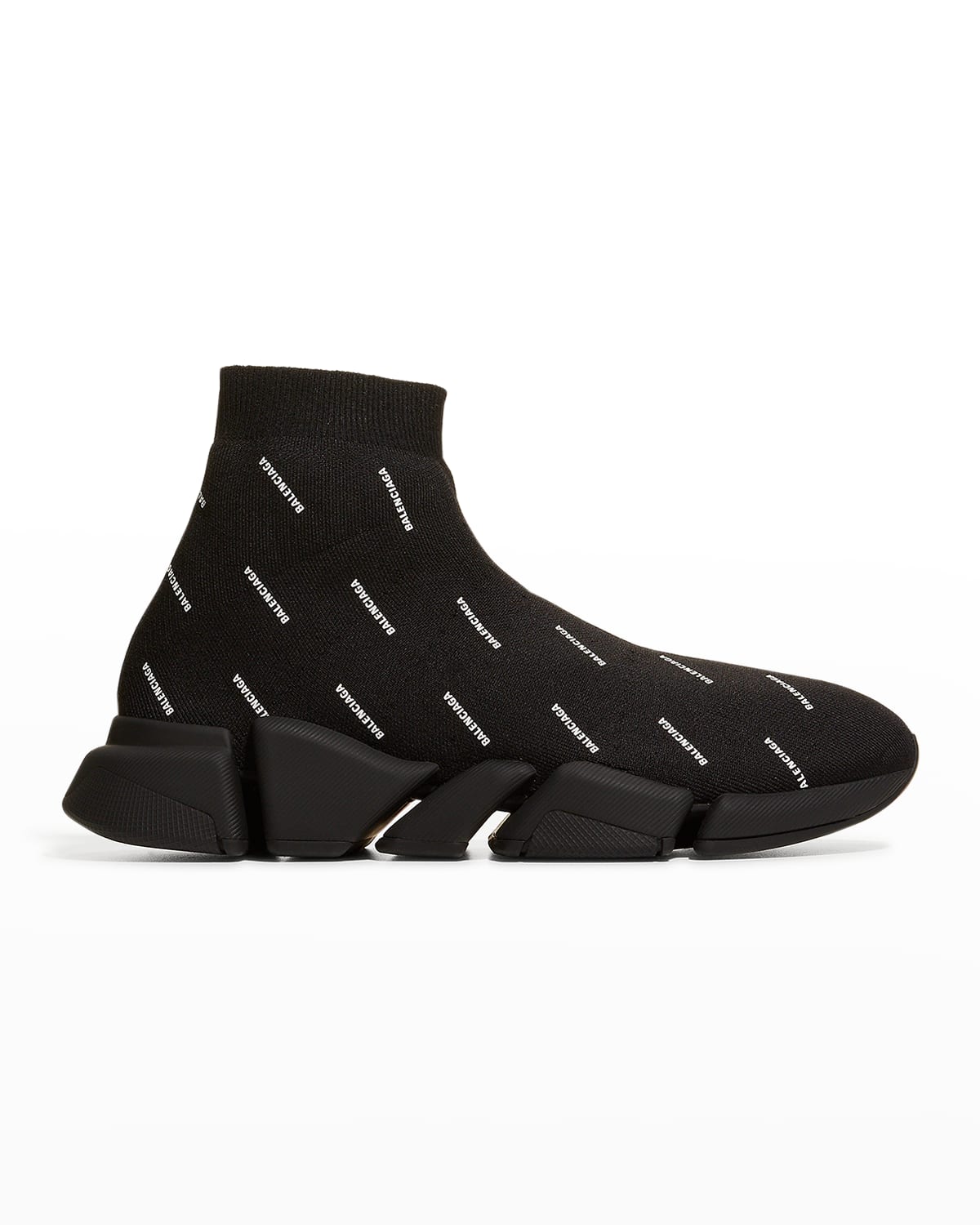 Maison Margiela Men's Logo-Knit High Sock Sneakers | Neiman Marcus