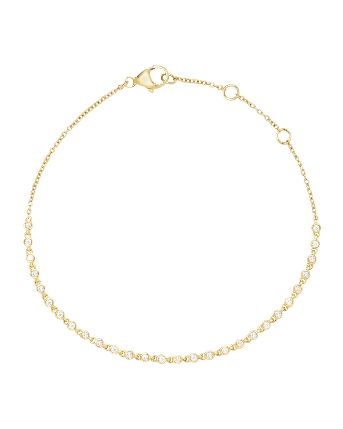 Stone And Strand Dainty Raly Tennis Bracelet In Gold