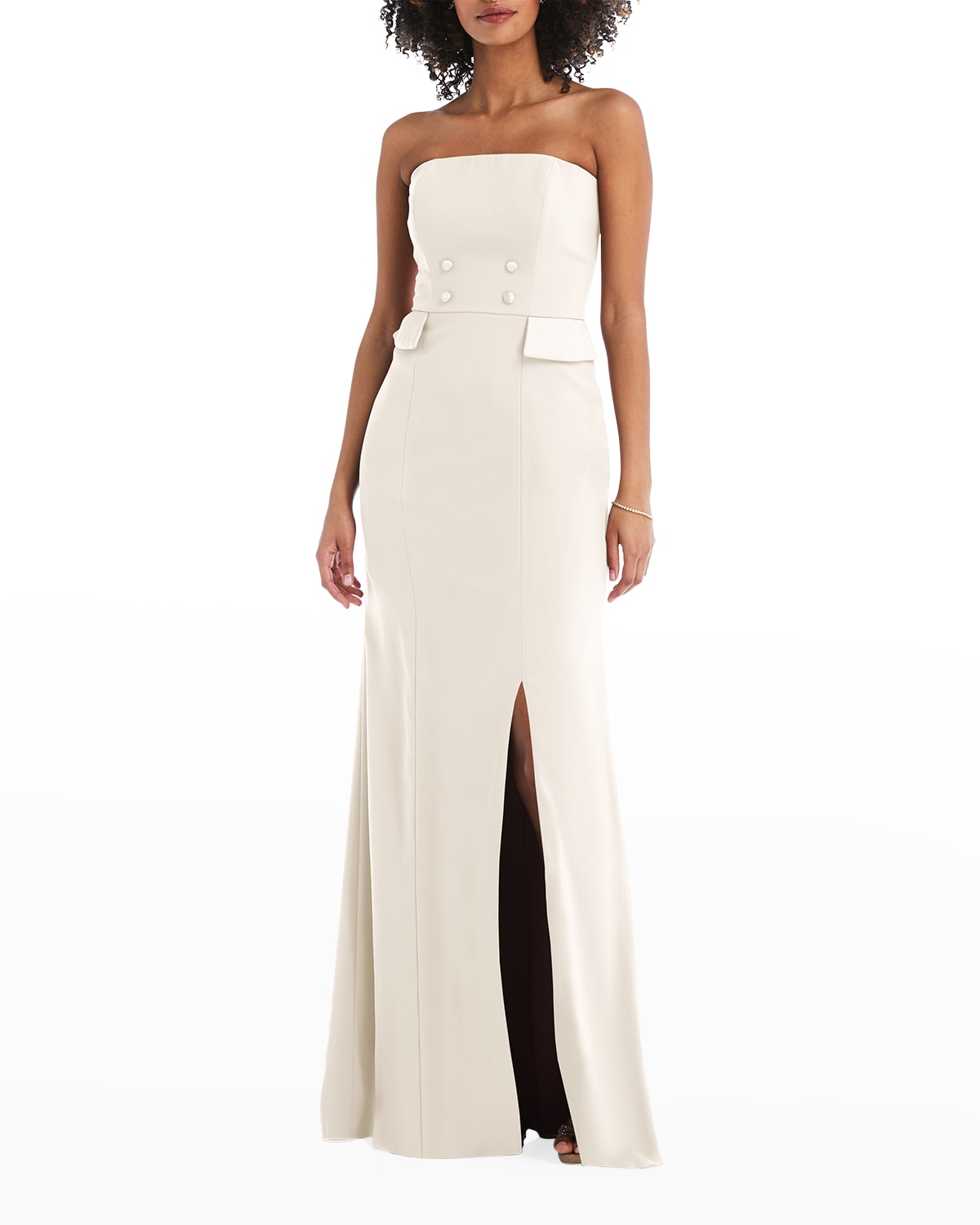 long gown slit