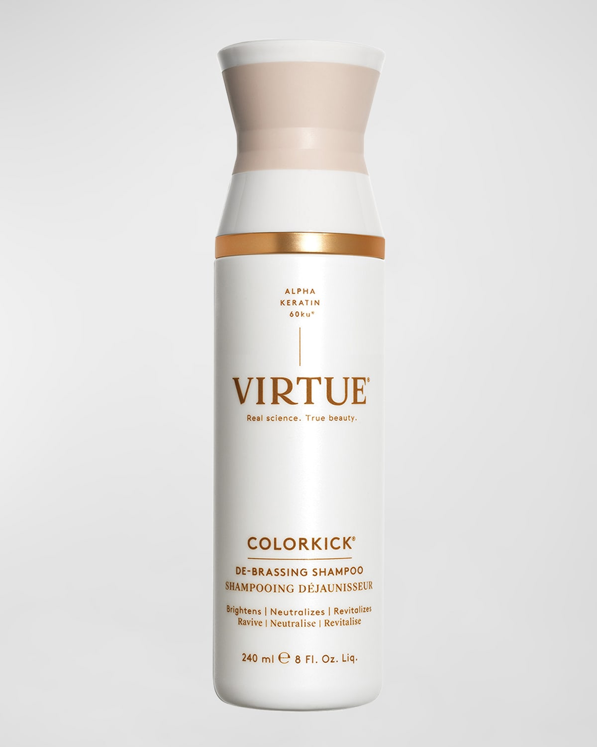 Virtue Colourkick Debrassing Blue - Purple Shampoo 8 oz/ 240 ml