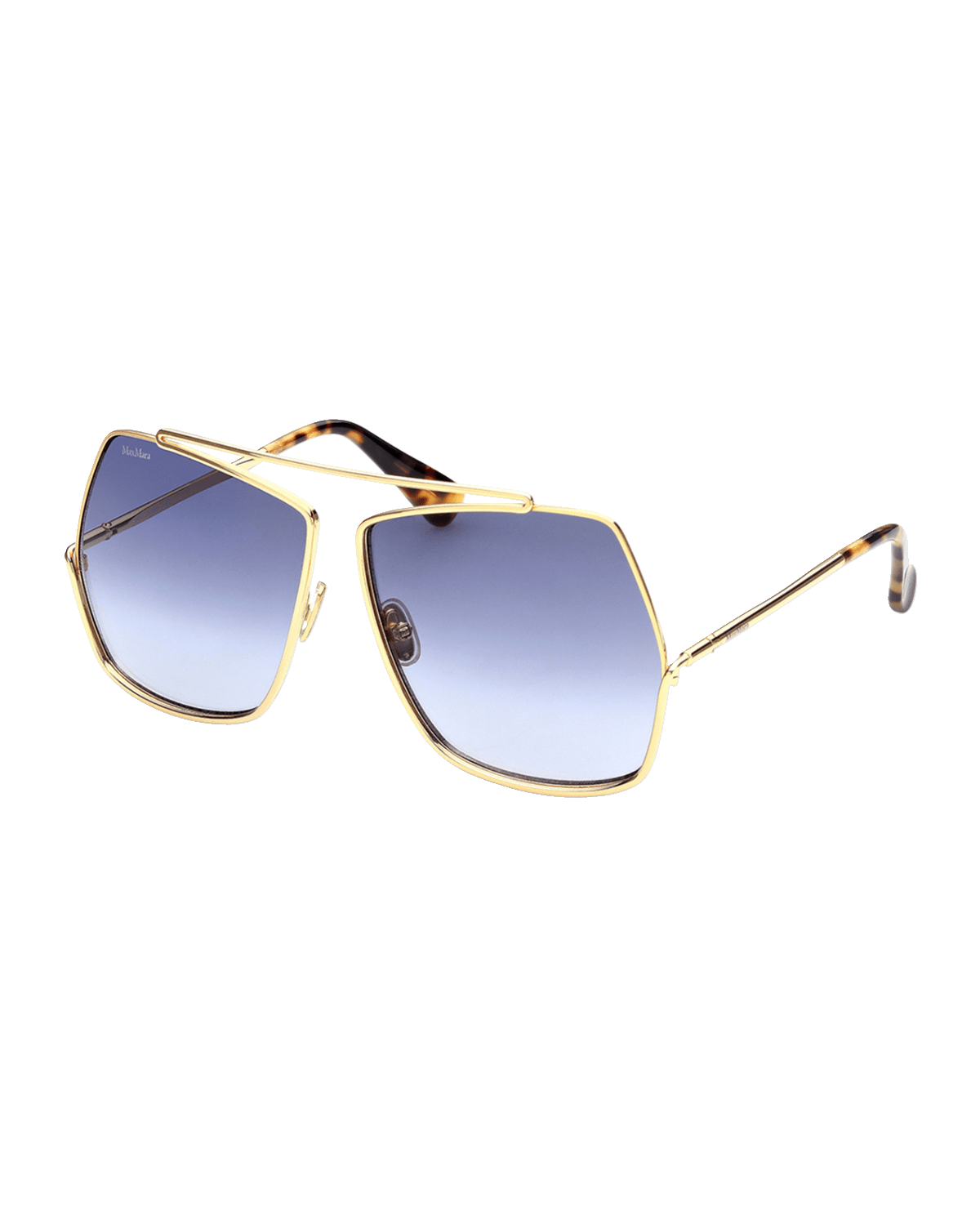 Max Mara Elsa Geo Metal Butterfly Sunglasses