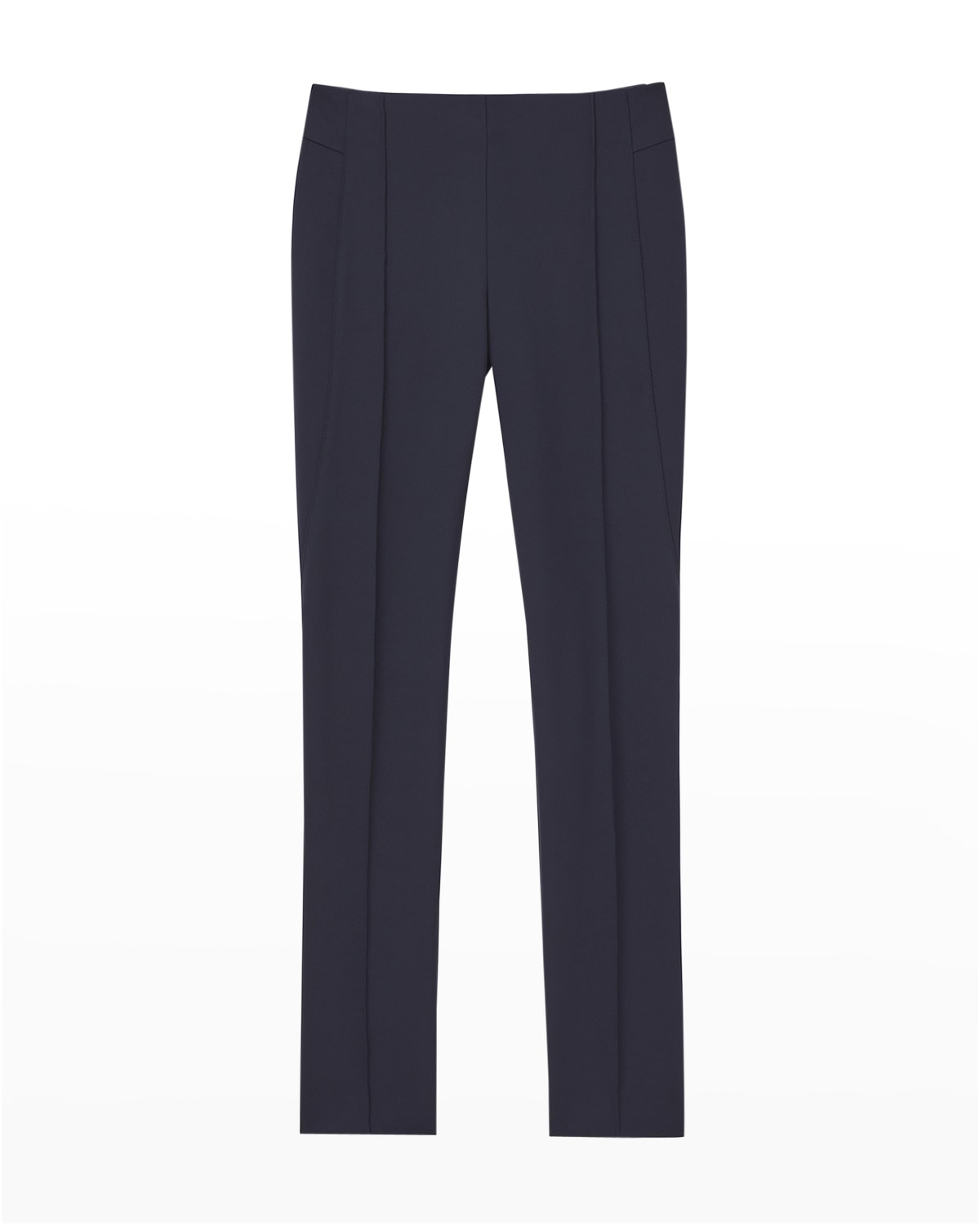 Shop Lafayette 148 Petite Gramercy Acclaimed Stretch Pants In Ink