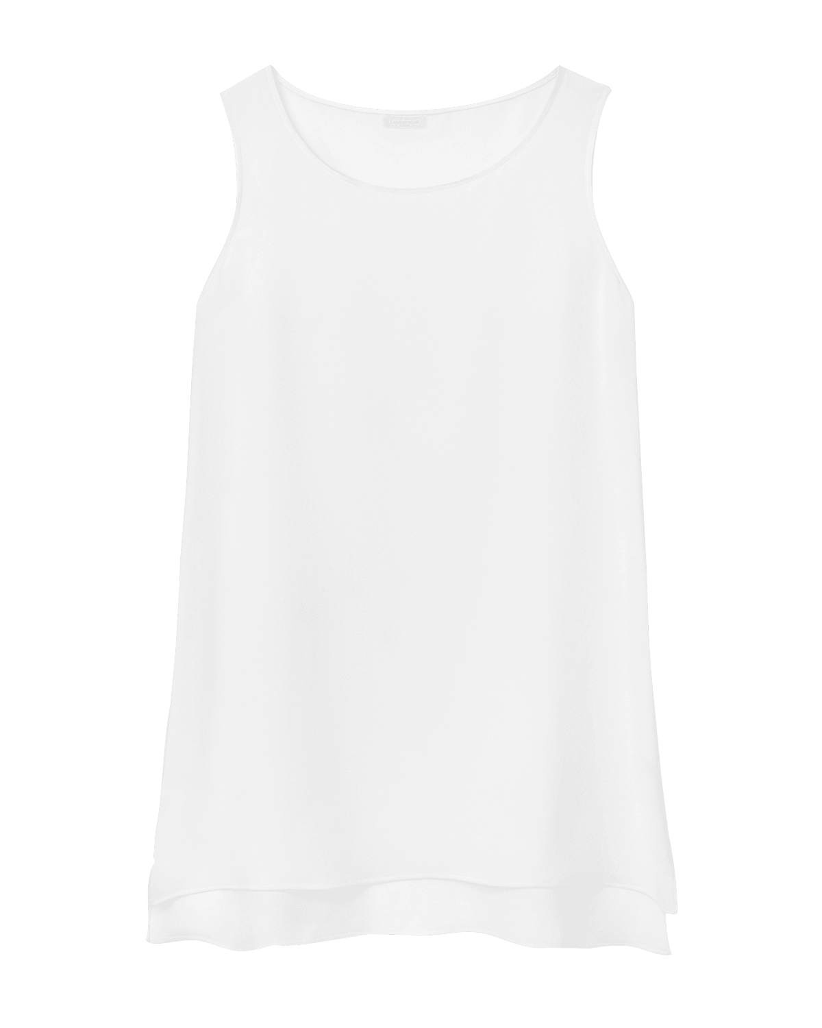 Lafayette 148 New York Petite Ruthie Sleeveless Georgette Blouse