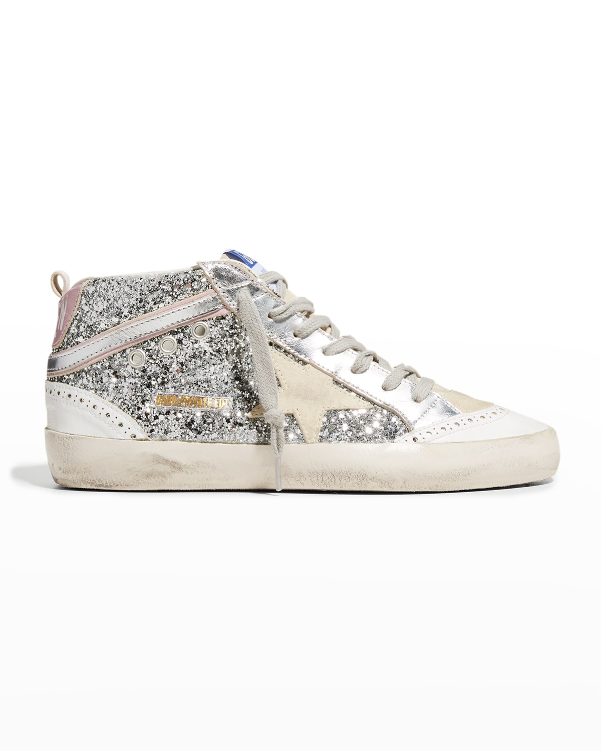 sparkly golden goose shoes