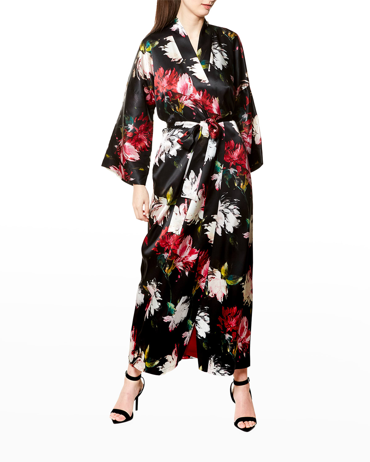 Black Silk Robe Neiman Marcus