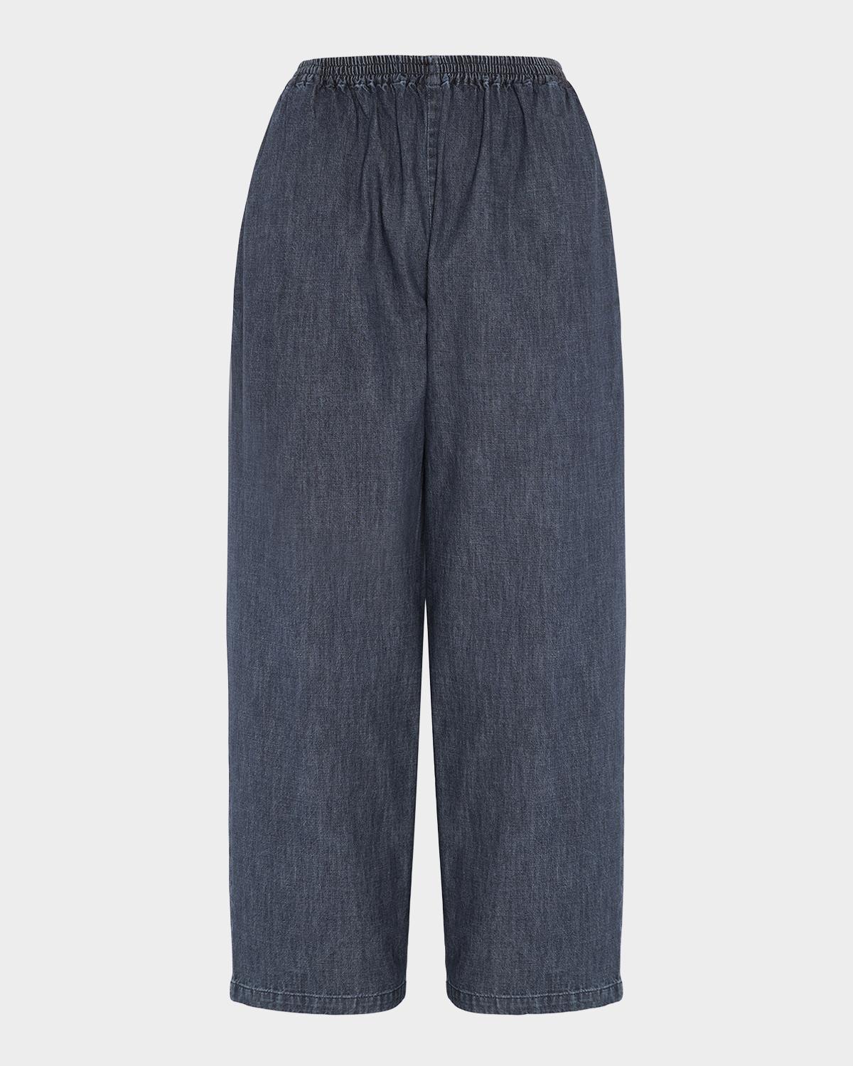 Eskandar Denim Japanese Trousers