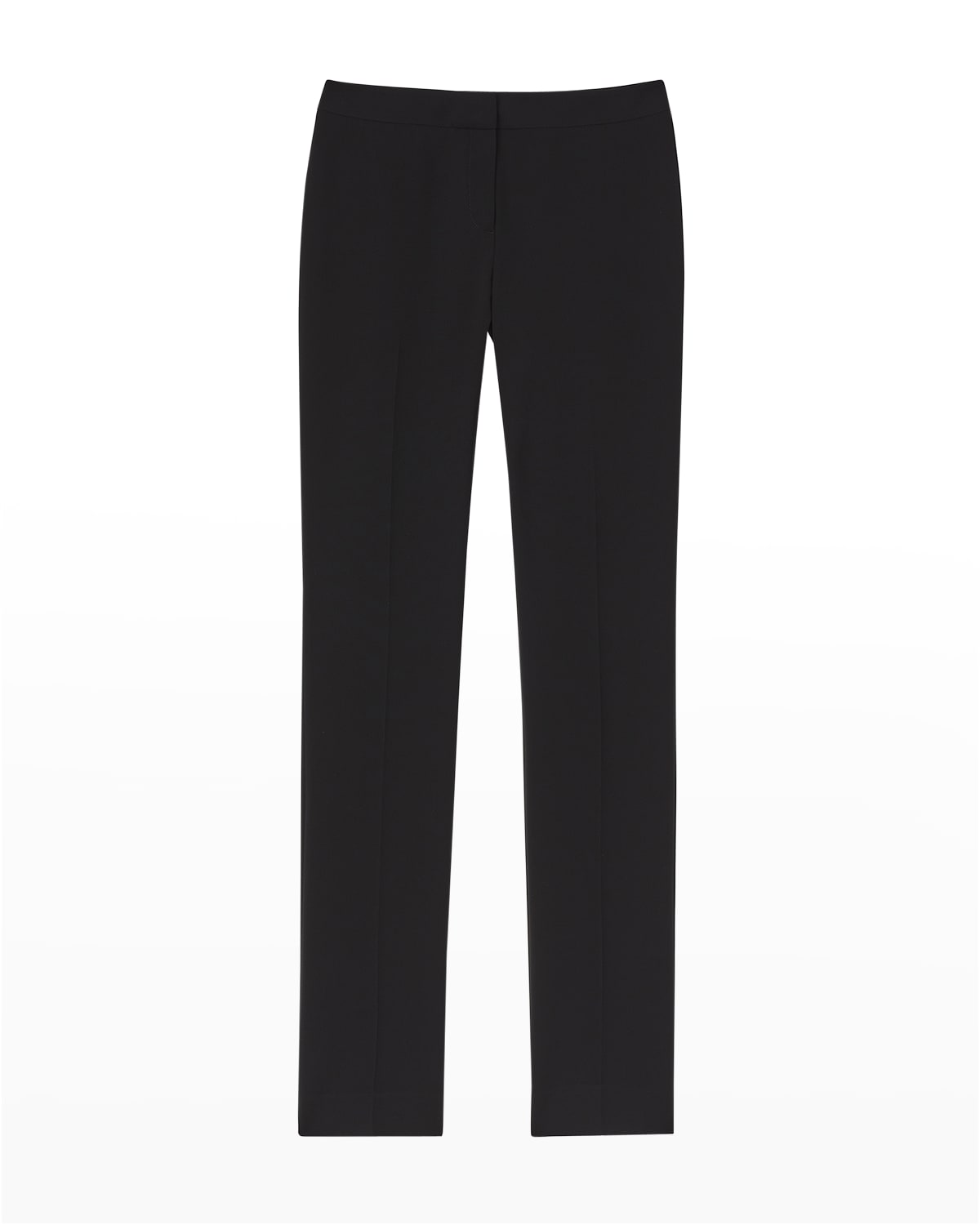 Lafayette 148 Petite Finesse Crepe Bleecker Pant In Black