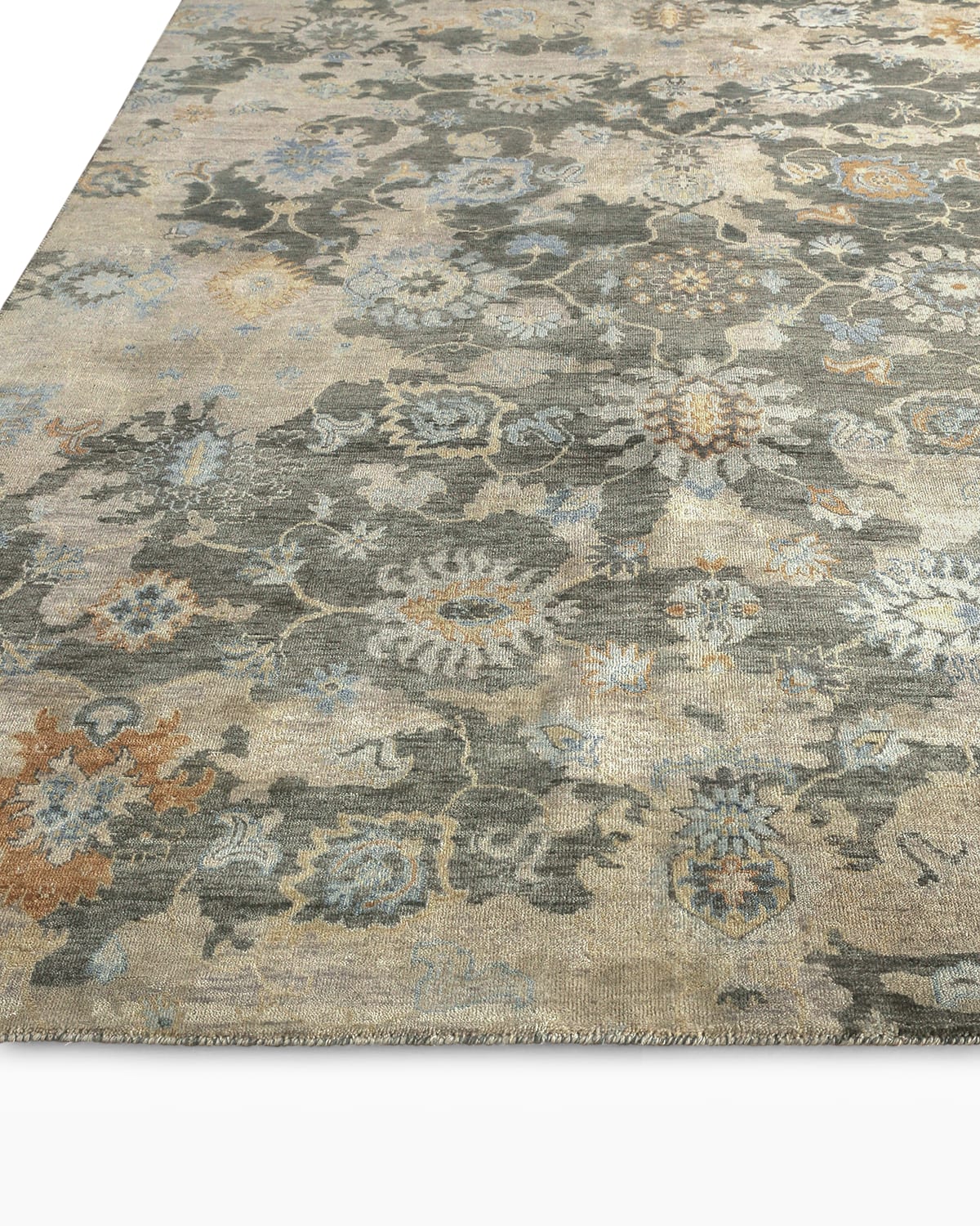 Hand Knotted Wool Rug Neiman Marcus