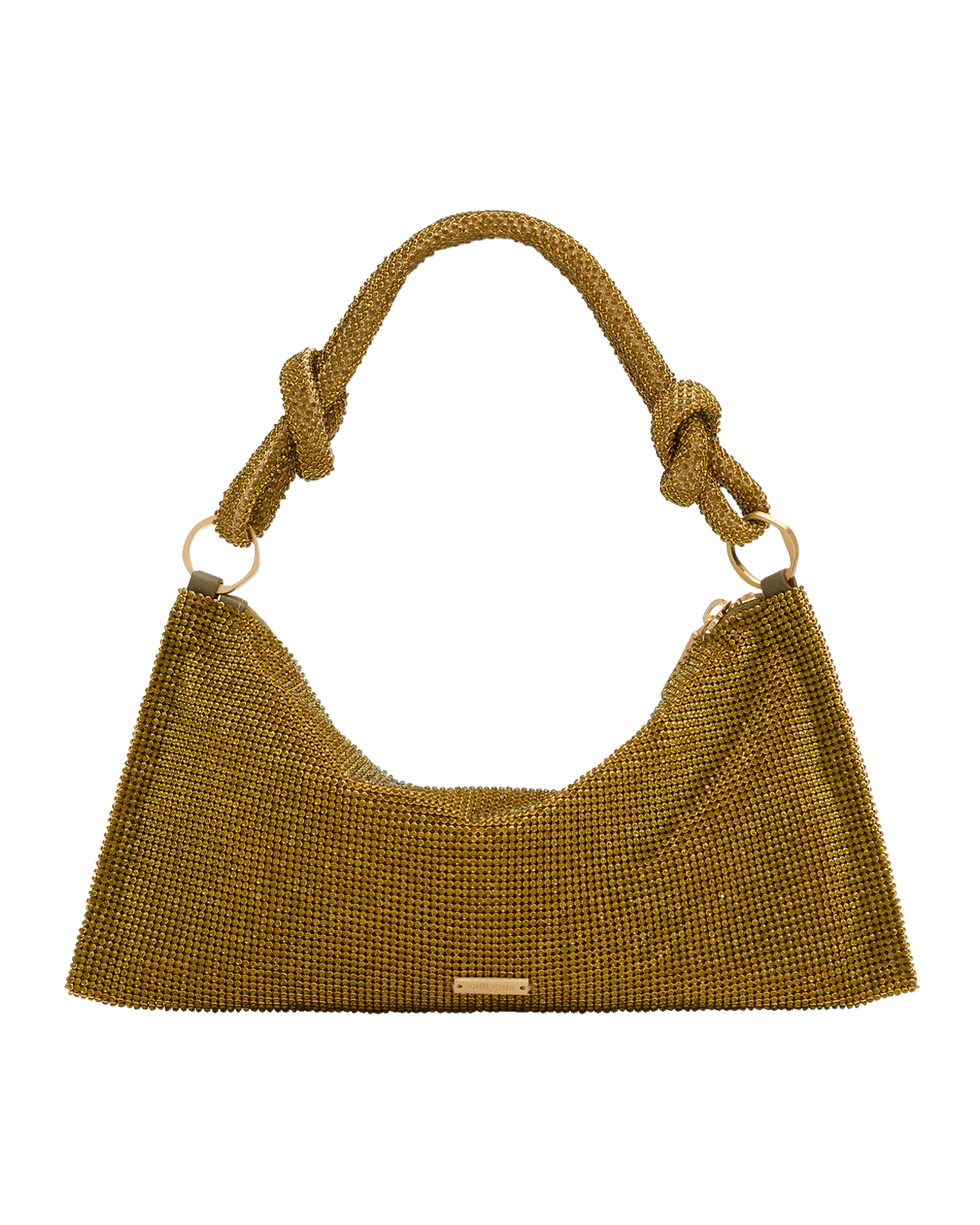 Cult Gaia Hera Nano Knotted Embellished Shoulder Bag