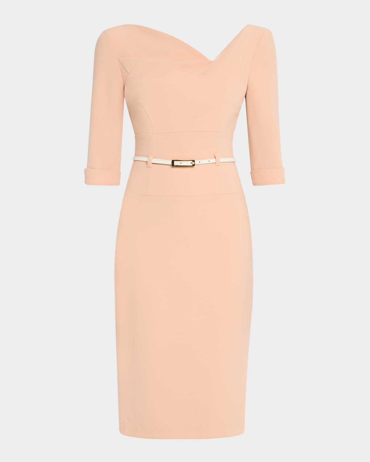 3/4 Sleeve Sheath Dress | Neiman Marcus