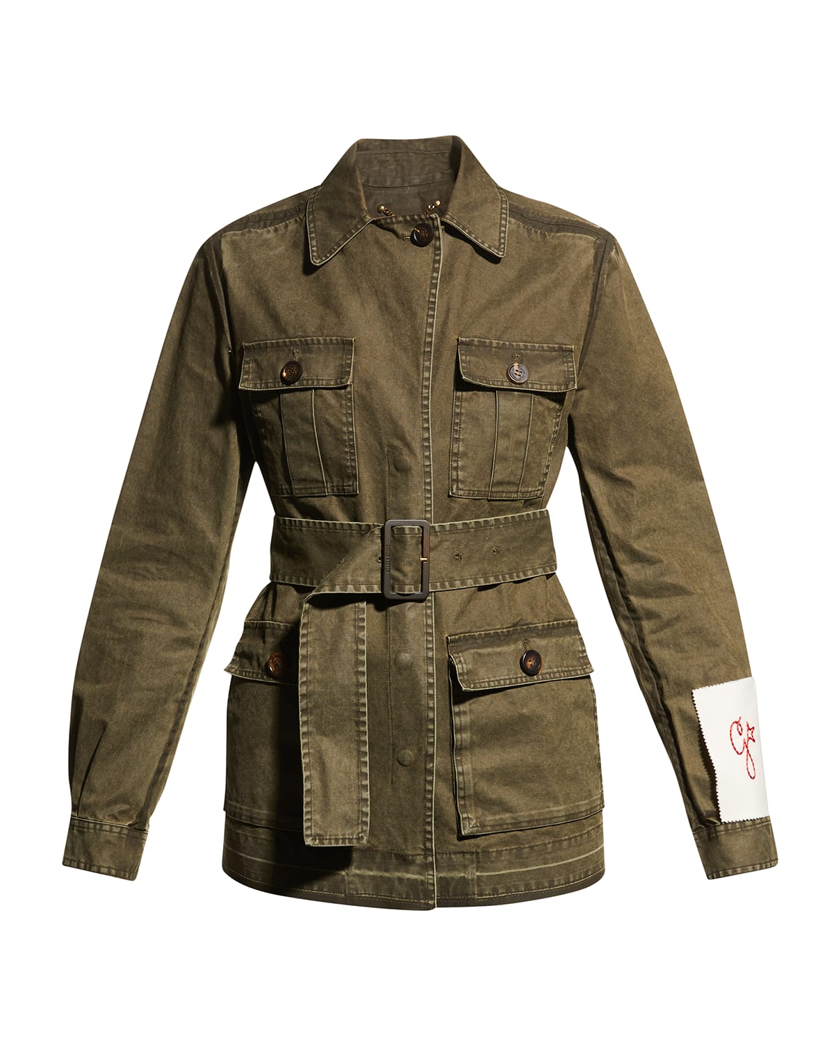 Golden Goose Distressed Cotton Canvas Field Jacket