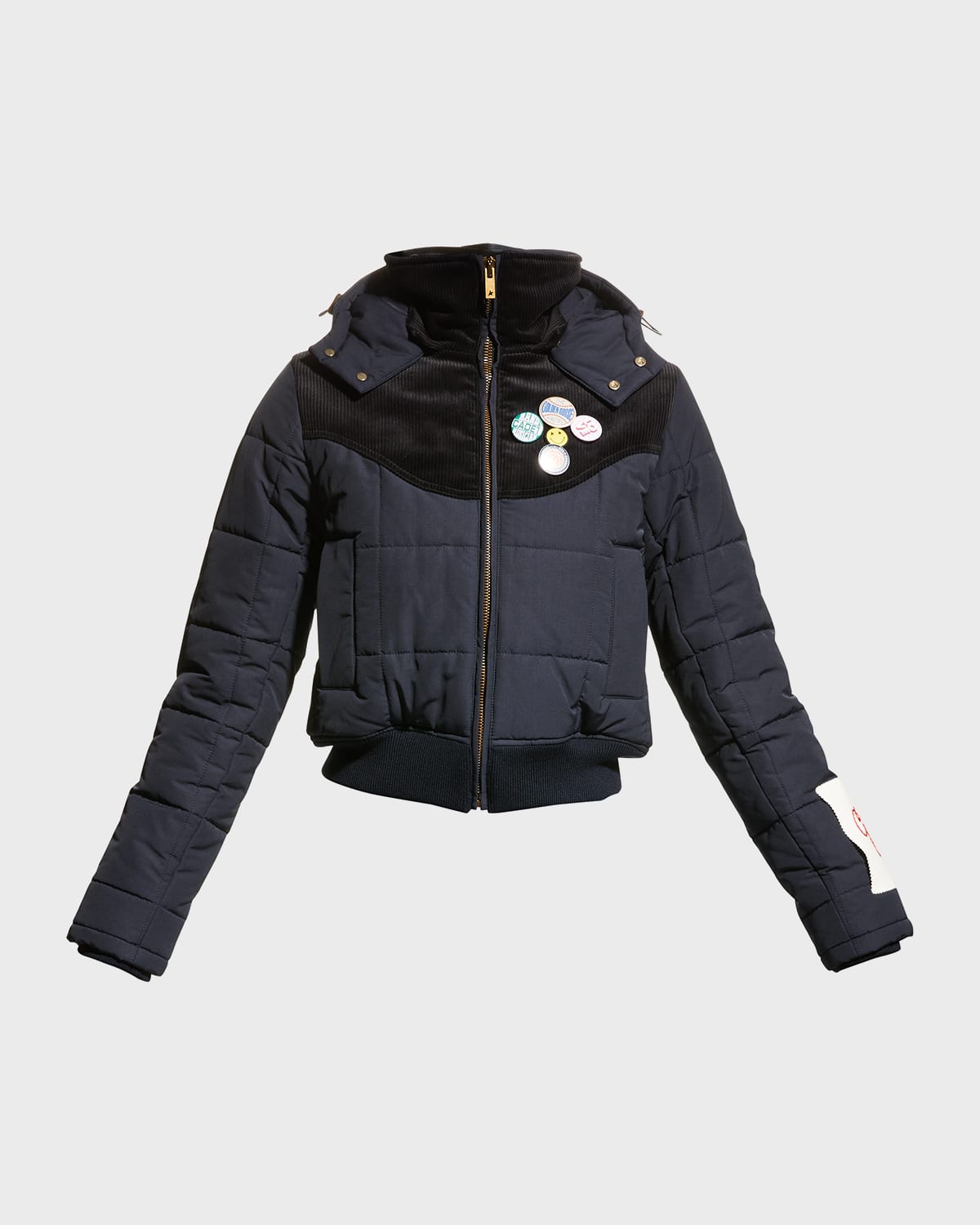 Golden Goose Corduroy Puffer Down Jacket