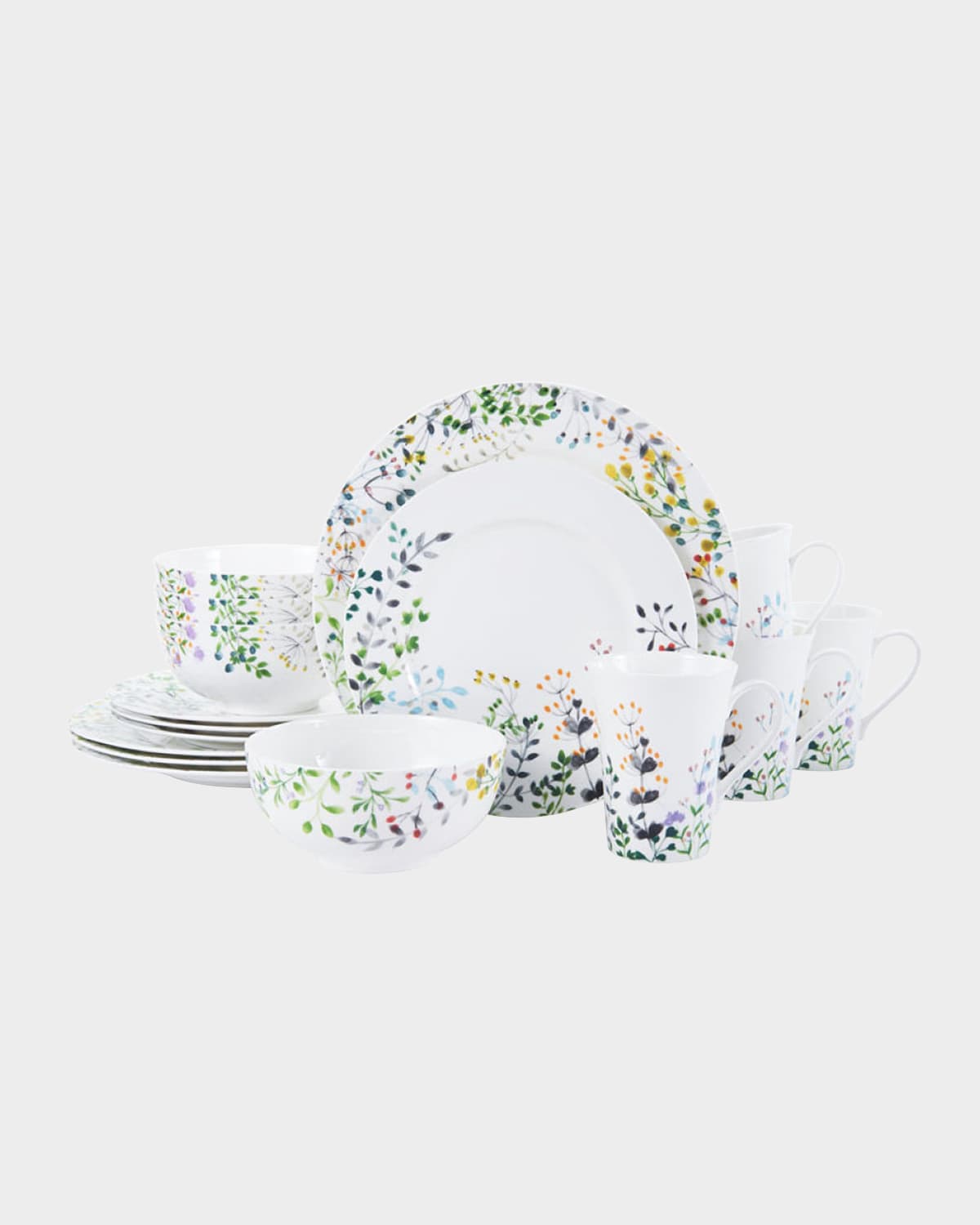 Mikasa Tivoli Garden 16 Piece Dinnerware Set, Service For 4