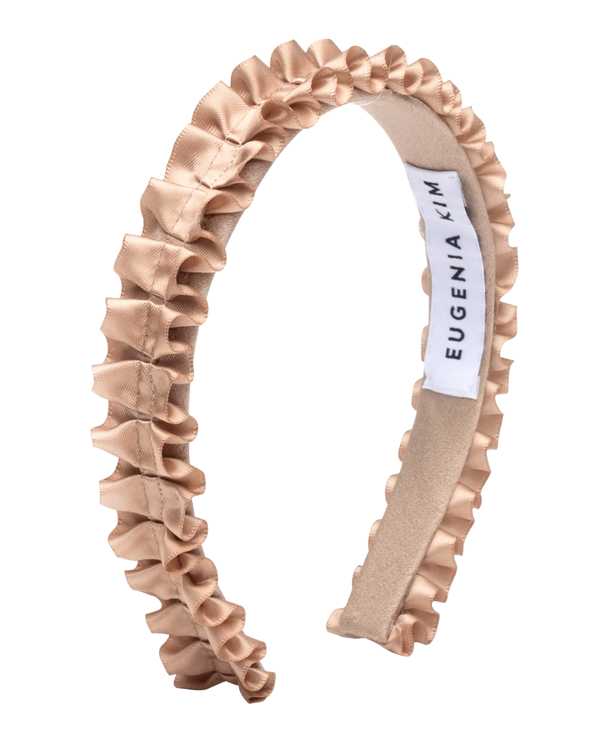 Eugenia Kim Rafaela Ruffled Satin Headband