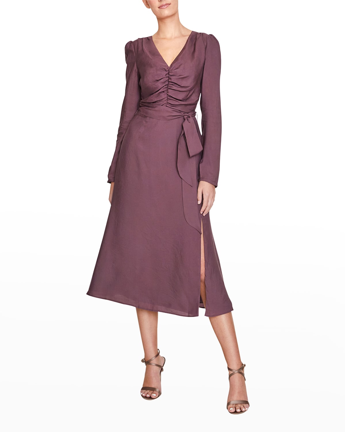 Purple Midi Dress | Neiman Marcus