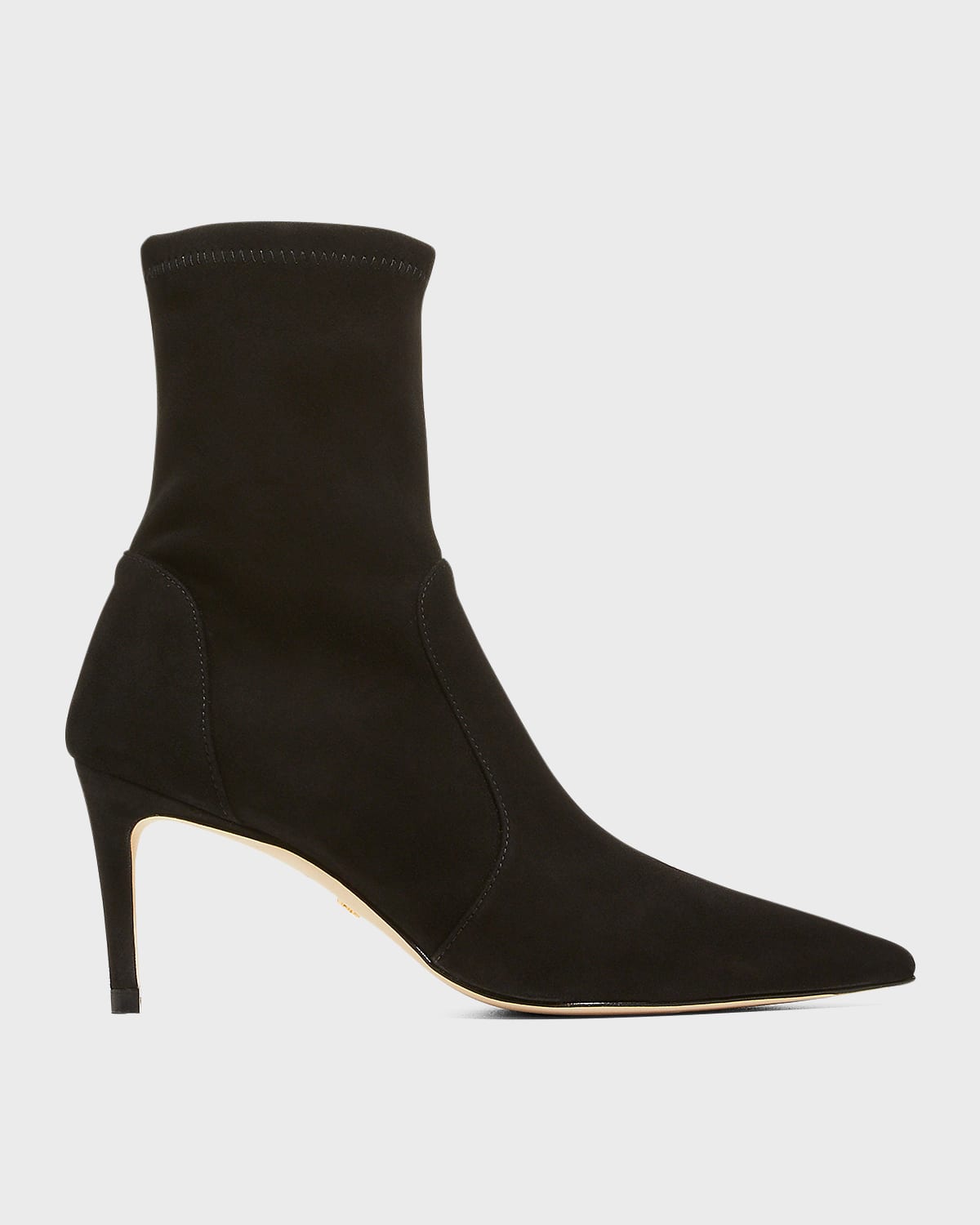 Stuart Weitzman Landry Stretch Suede Booties | Neiman Marcus